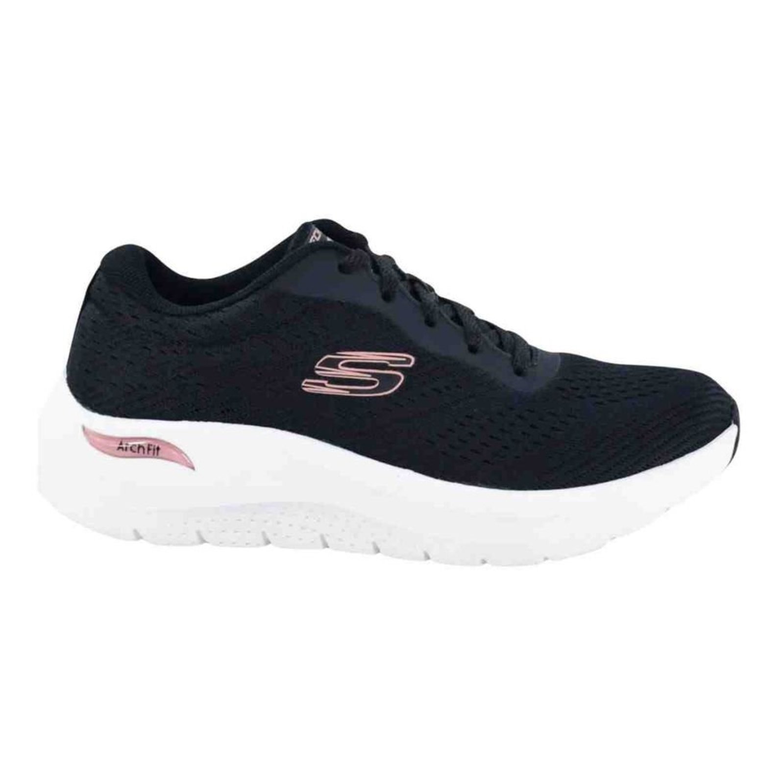 Tênis Corrida Feminino Skechers Arch Fit 2.0 - Big League Preto