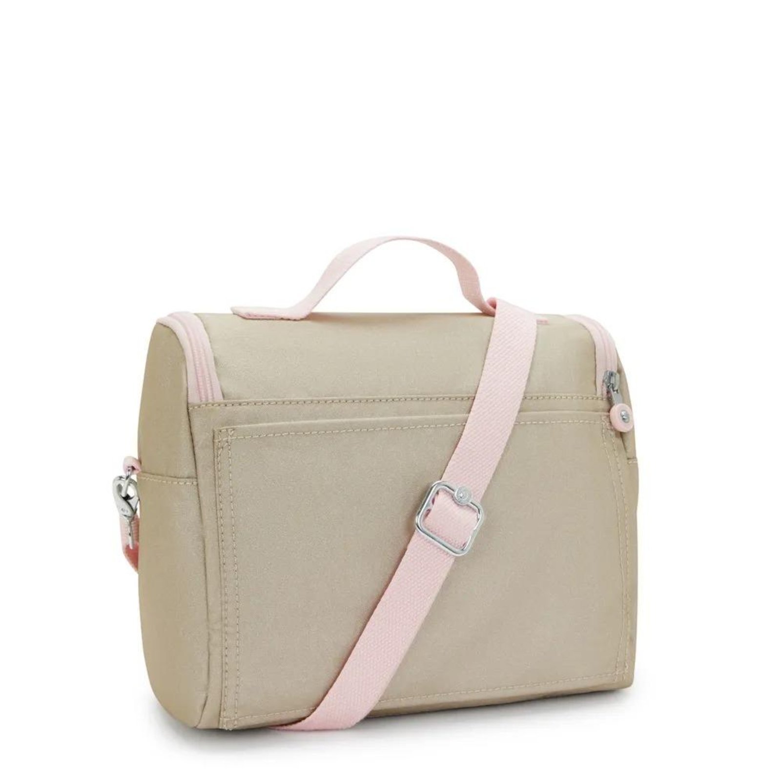 Vista 3 Infantil - Lancheira Kipling New Kichirou Gold Shimmer bege gold Kipling bege gold
