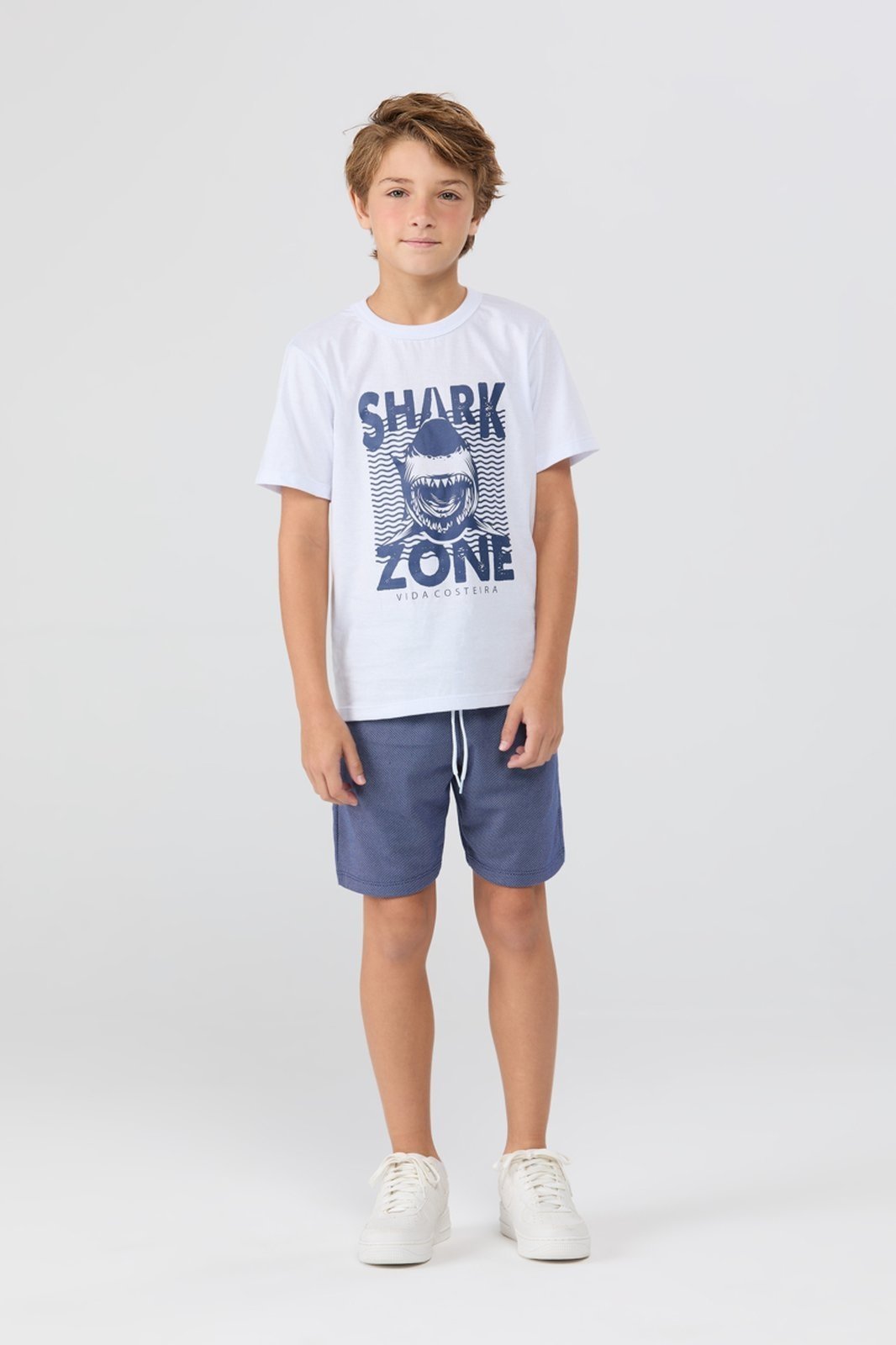 Infantil - Conjunto Masculino de Verão Shark Zone