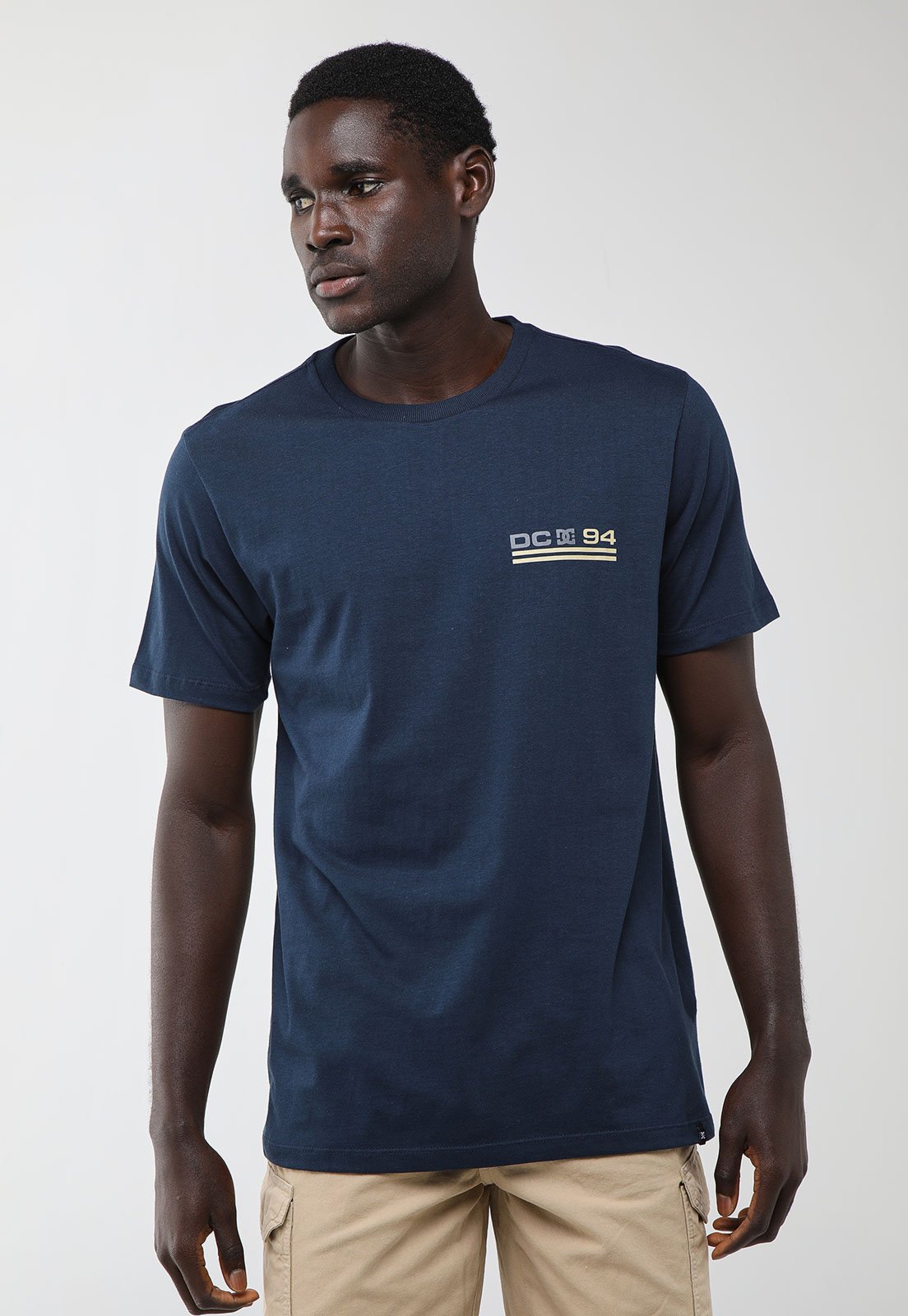 Camiseta Masculina DC Shoes True North Azul Marinho