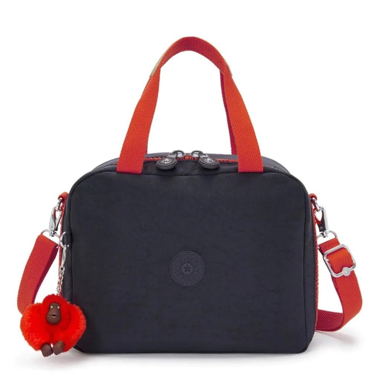 Vista 2 Infantil - Lancheira Kipling Miyo Iron Letter Fun preto Kipling preto