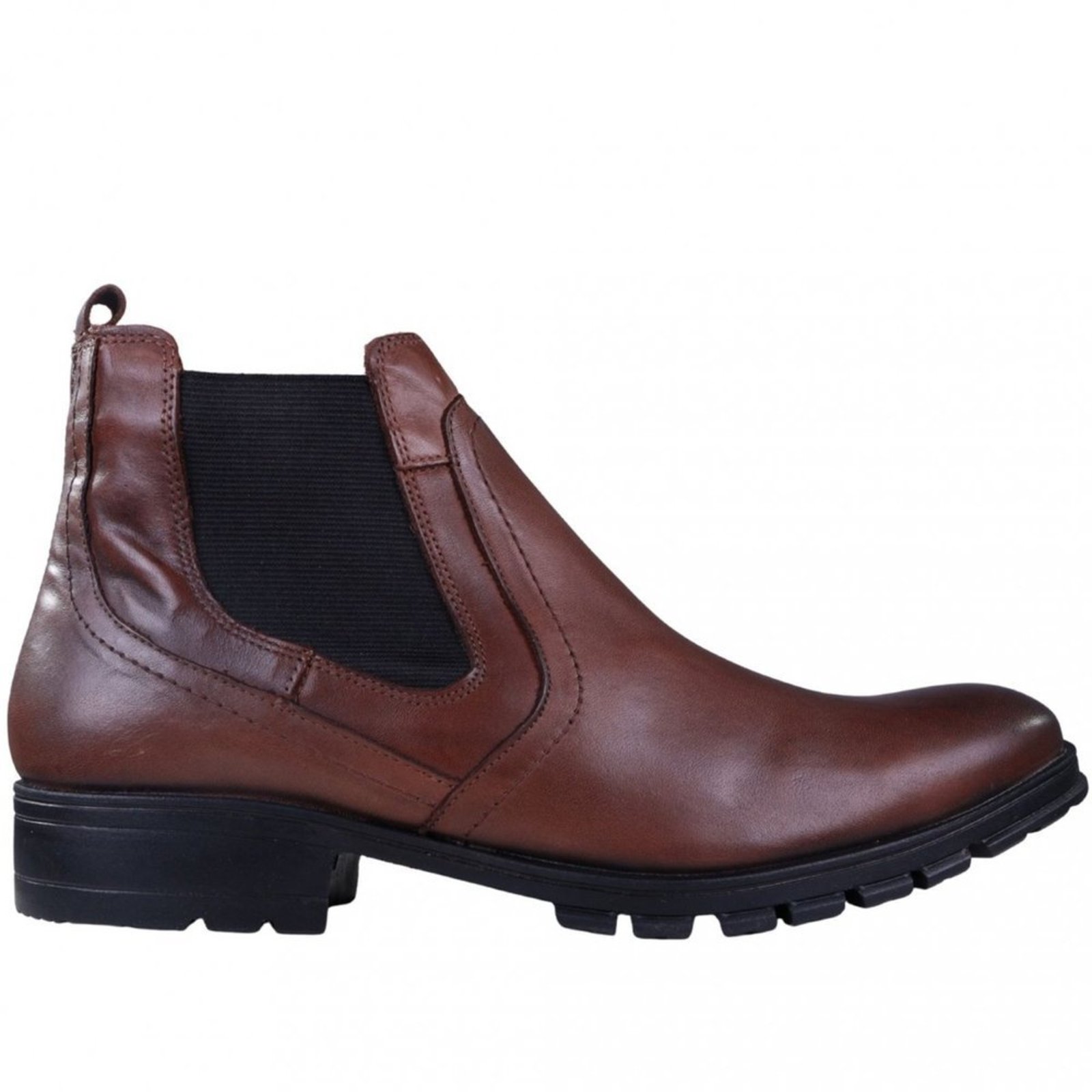 Bota Masculina Rocker em Couro Zariff Roc1352l Zariff Marrom