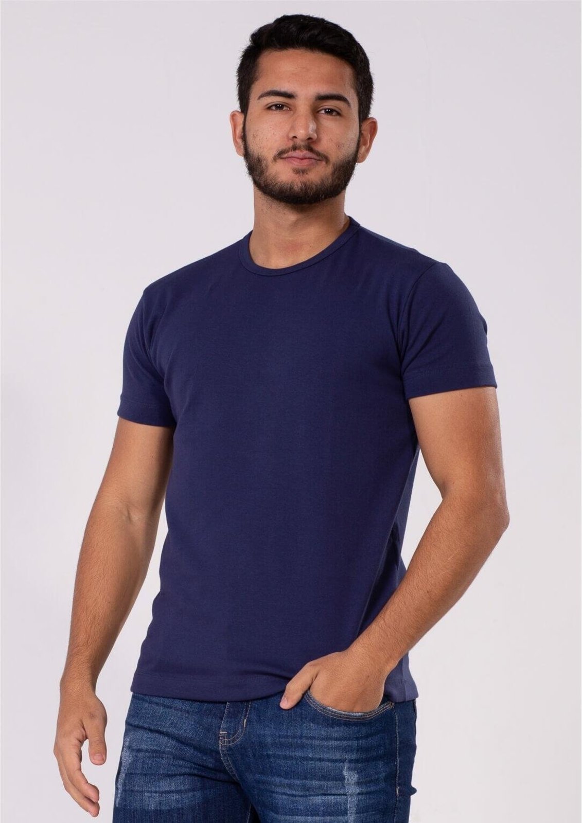 Baby Look Básica | Pau a Pique Azul Marinho