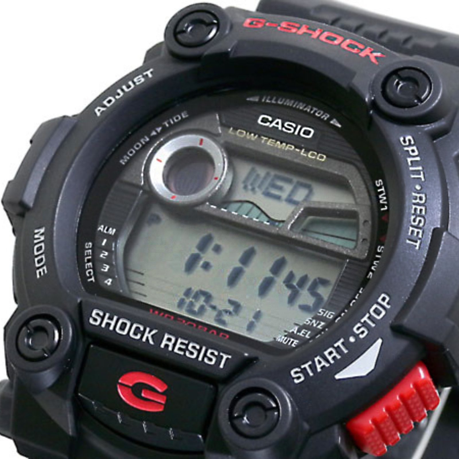 Vista 3 Relógio Casio G-Shock Digital G-7900-1DR preto Casio preto