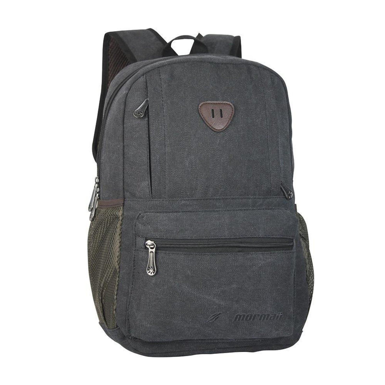 Mochila Mormaii MOR-0004 Casual Em Canvas Cinza Escuro
