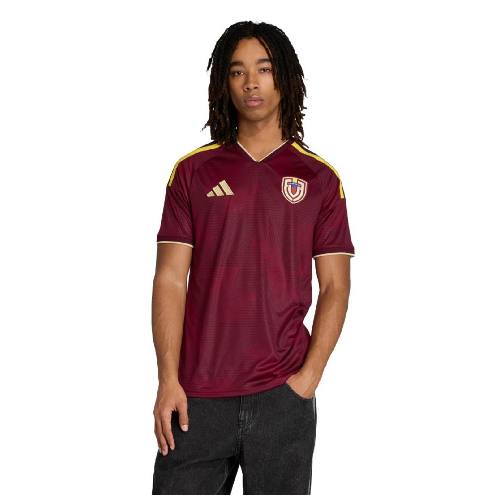 Camisa I da Seleção Venezuelana 26 adidas Performance Vinho