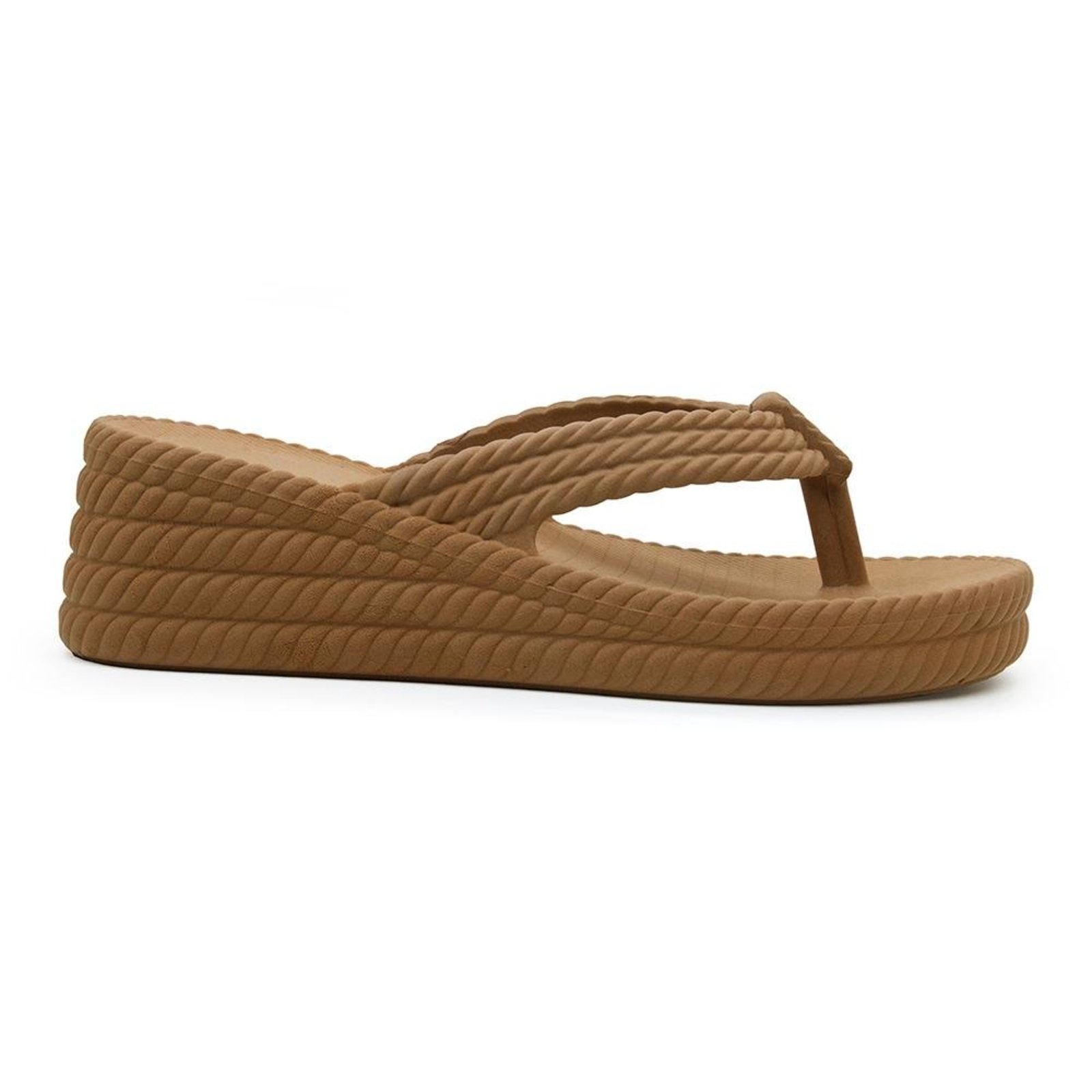 Sandália Feminina Aurora Conforto Bordô 34 Caramelo