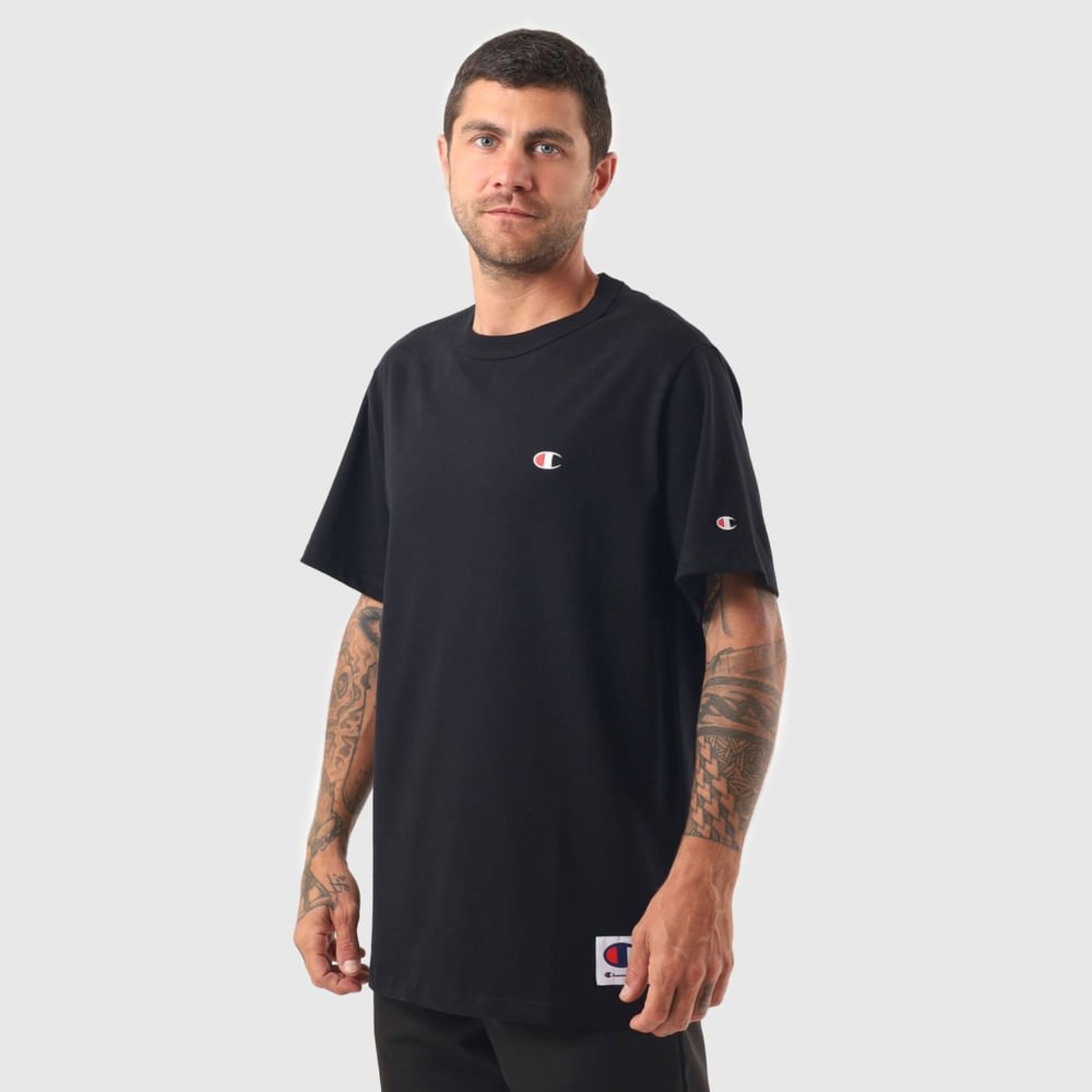 CAMISETA CHAMPION LIFE LOGO C EMB