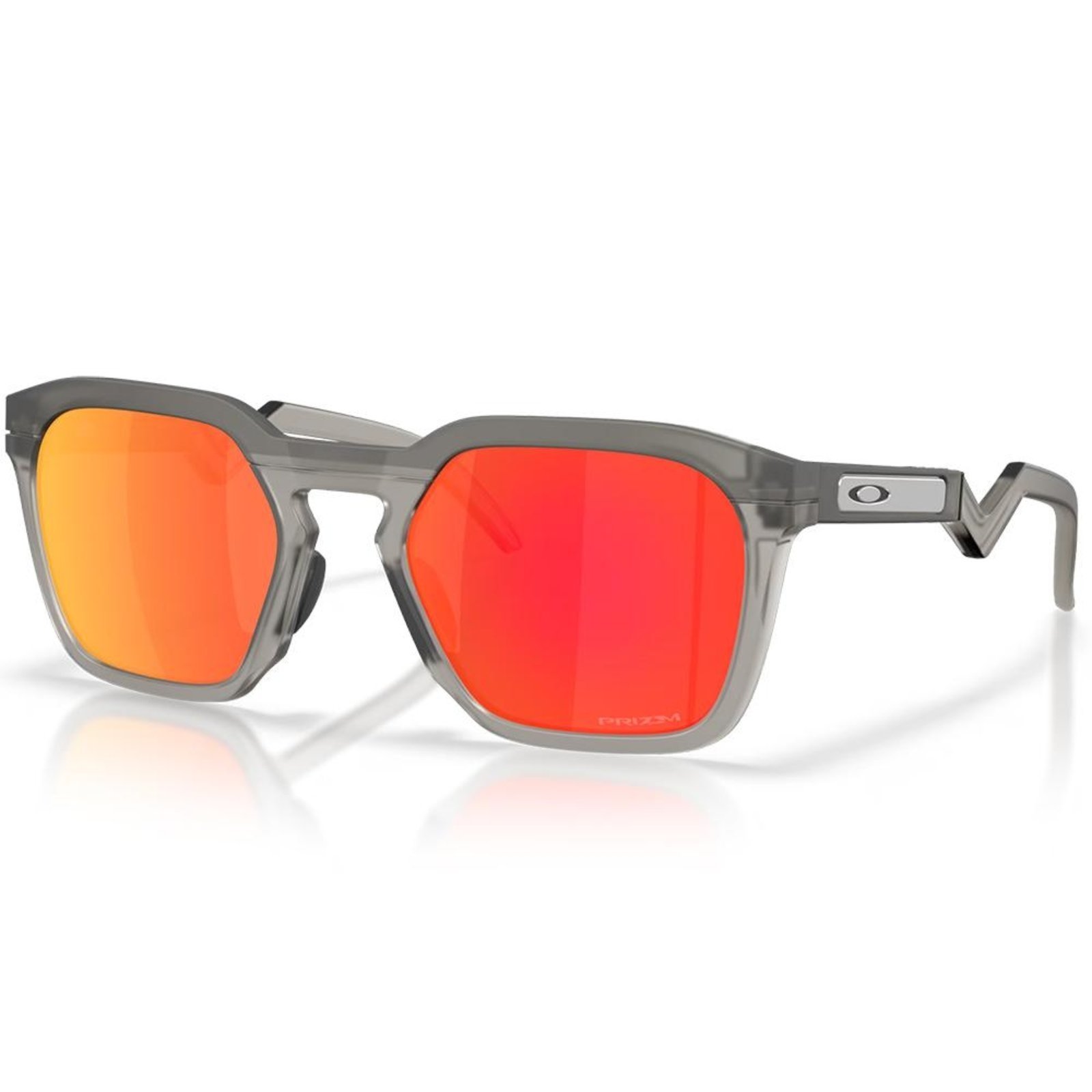 Óculos de Sol Oakley HSTN SQ Matte Grey Smoke Prizm Ruby