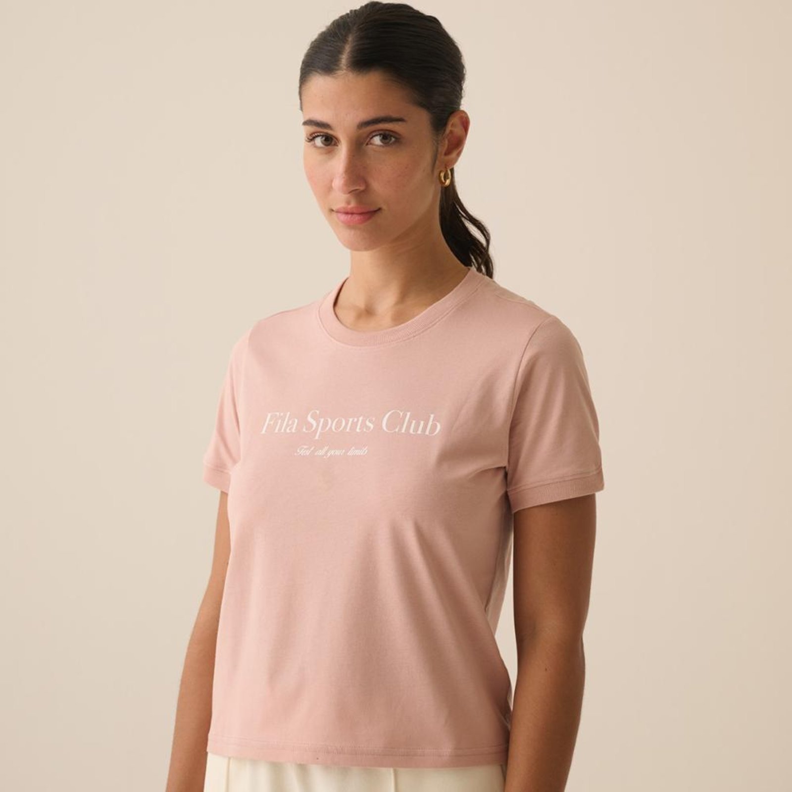 Camiseta Fila Regular Sport Club Feminina Incolor