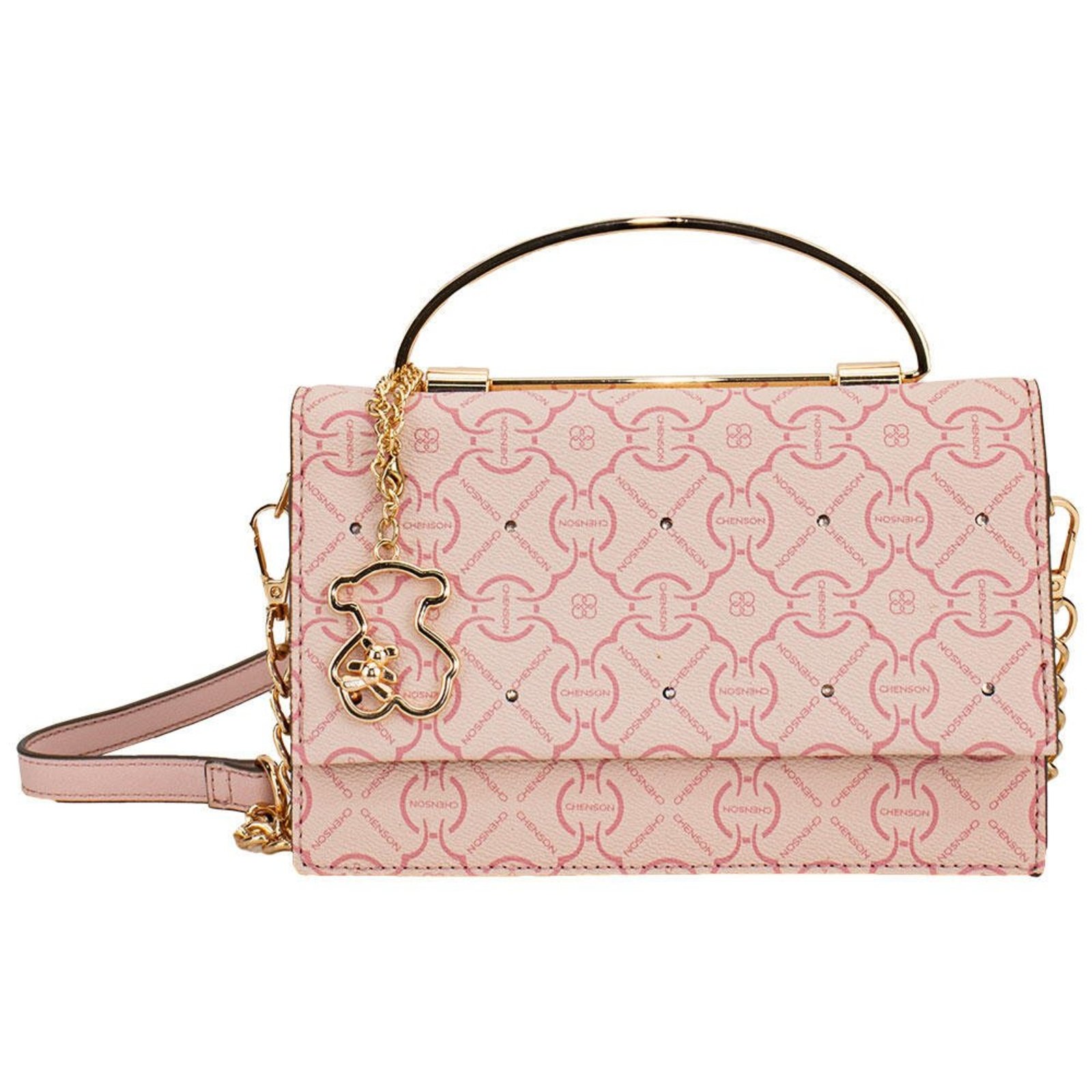 Bolsa Feminina Transversal Chenson Cg85361 1825361 Rosa