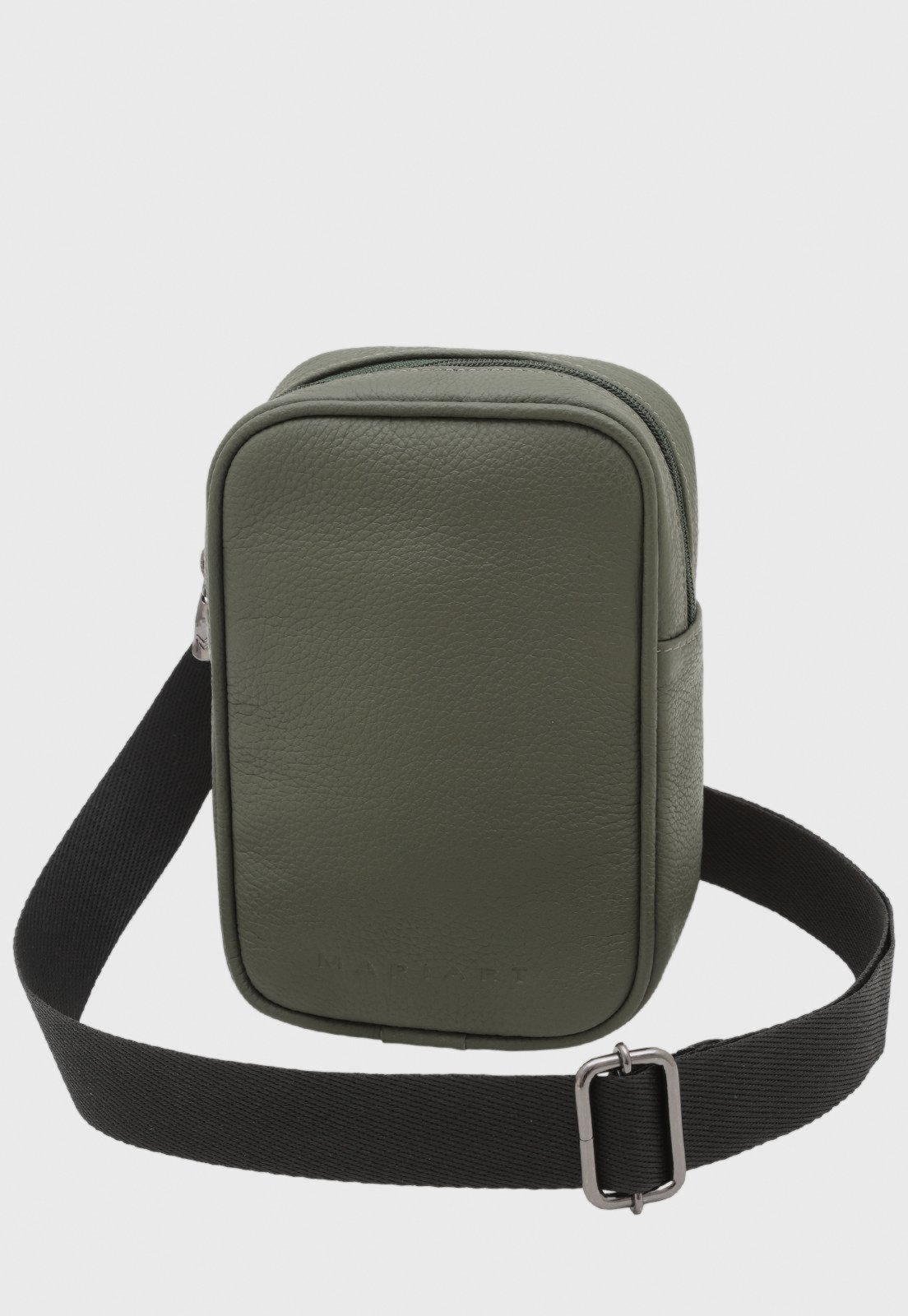 Bolsa Crossbody de Couro Mariart Lolla Army