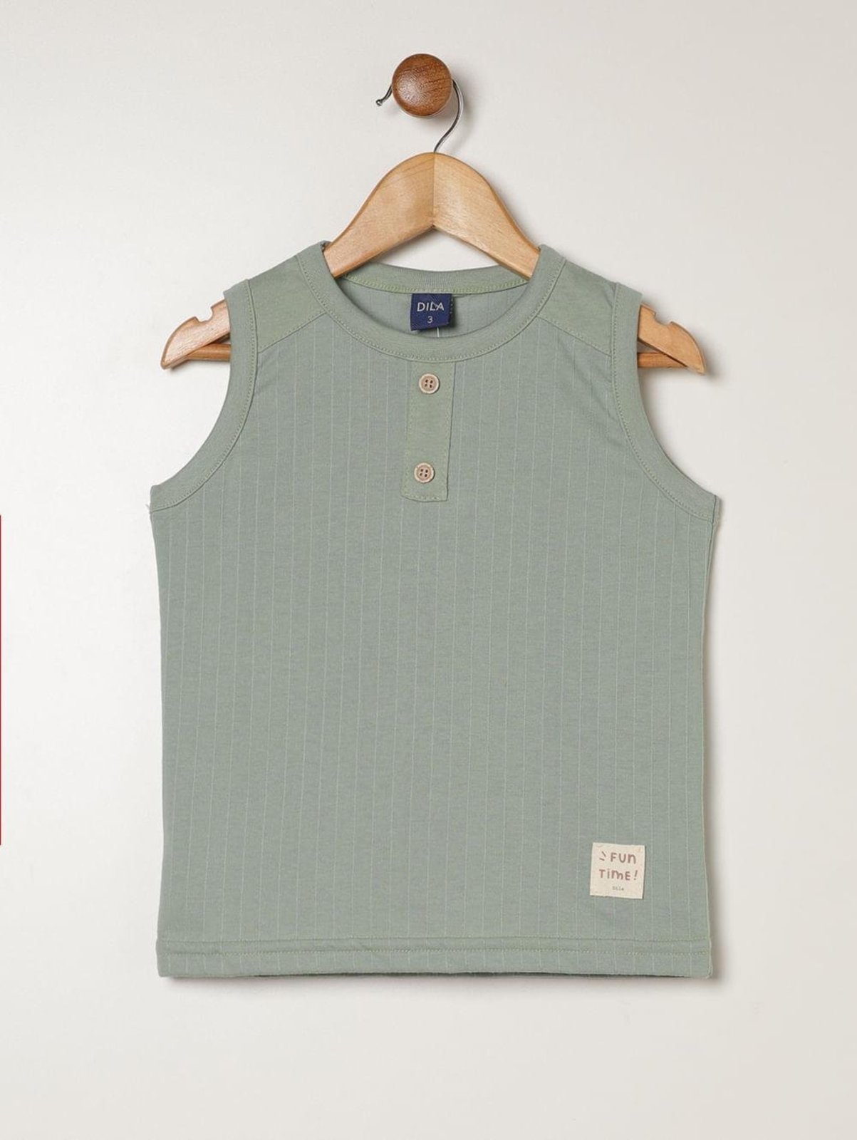 Infantil - Camiseta Regata Para Menino - VERDE