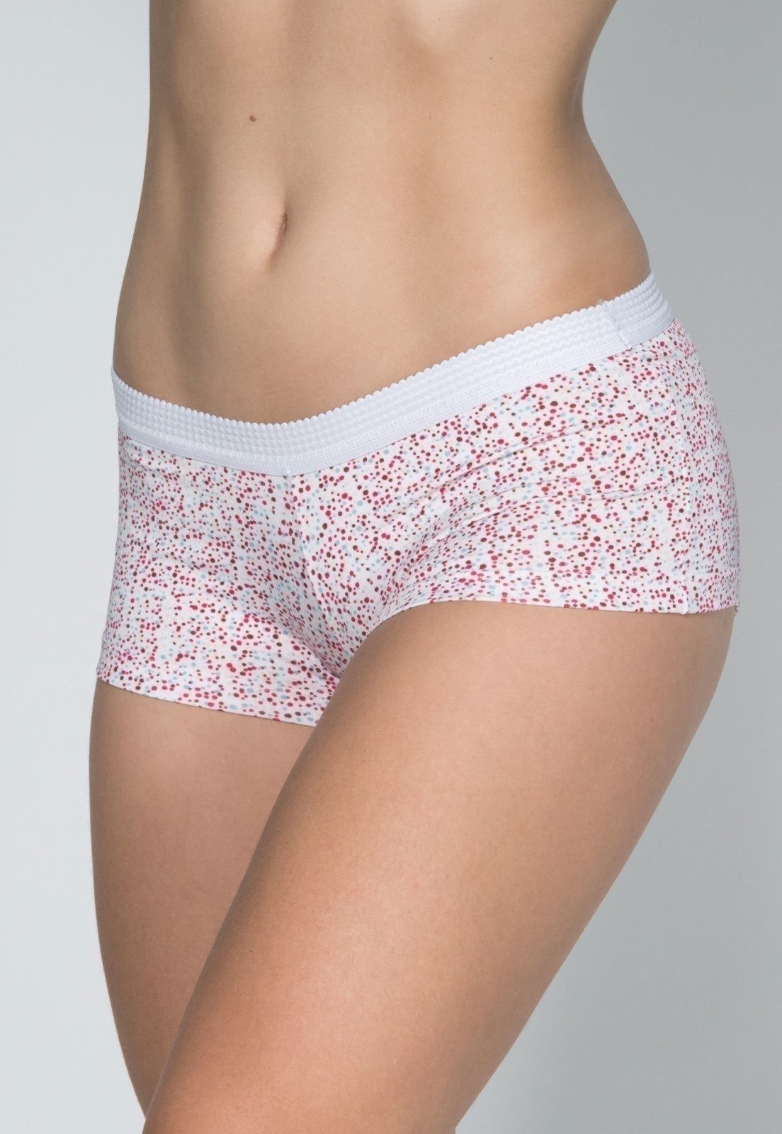 Kit 2 Calcinhas Bella Fiore Modas Short Caleçon Estampada Multicolorida