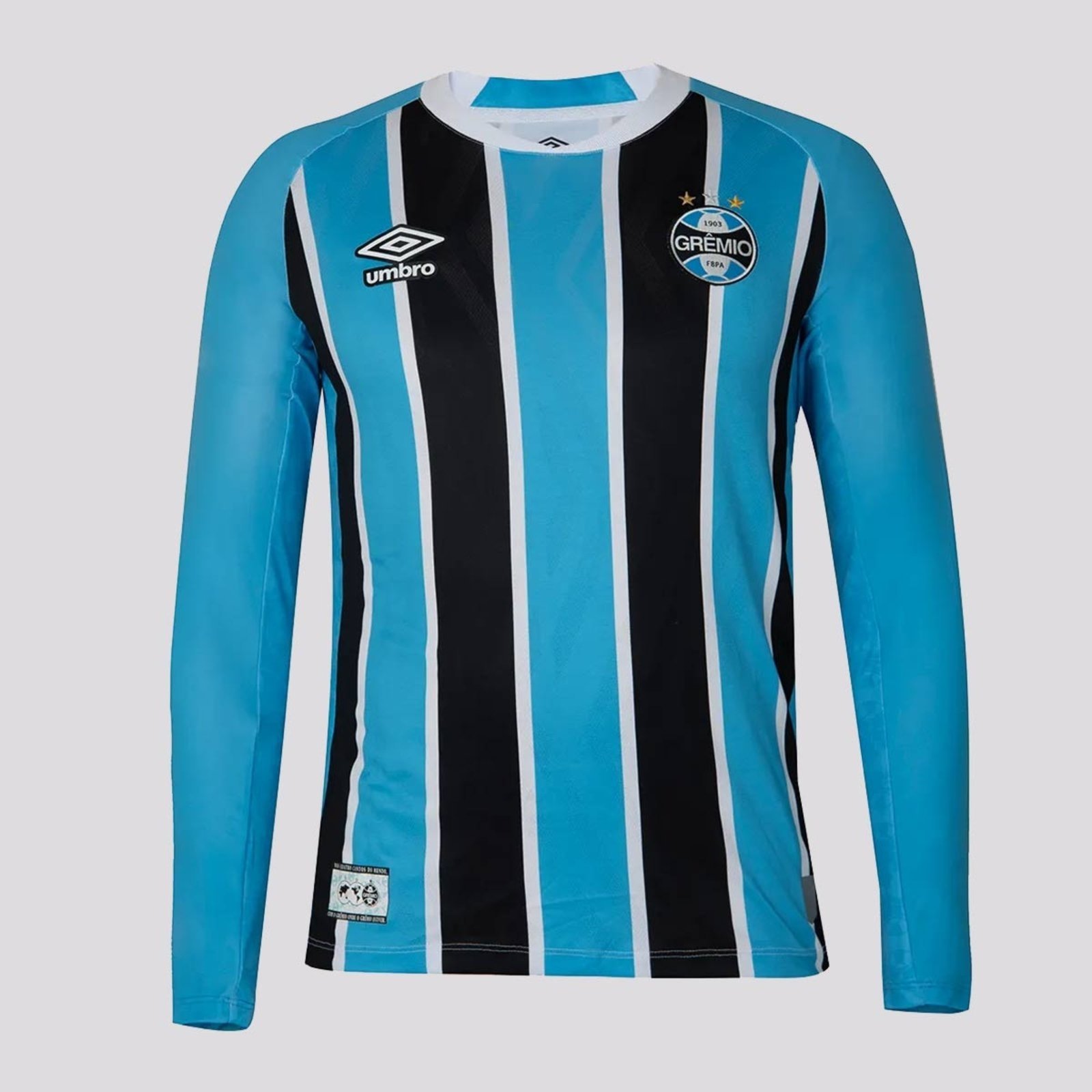 Camisa Umbro Grêmio I 2025 Manga Longa