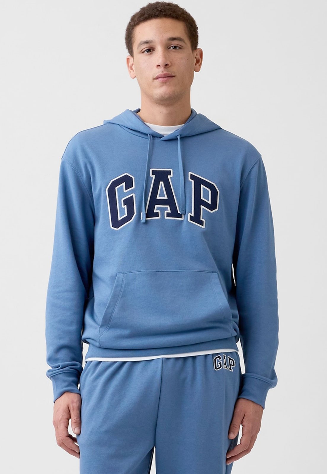 Blusa de Moletom Masculina GAP Logo Azul