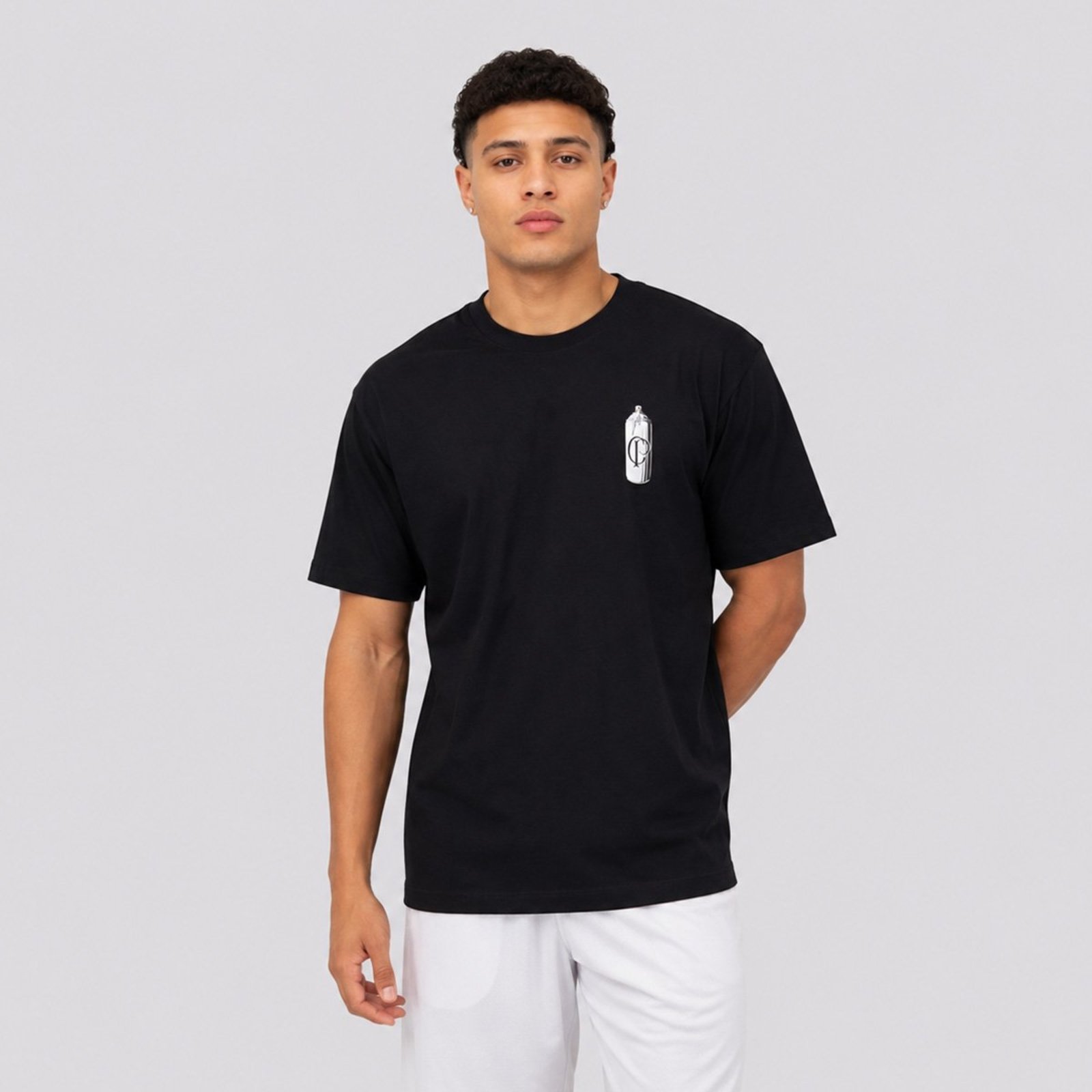 Camiseta Corinthians Pixo Oversized Preta