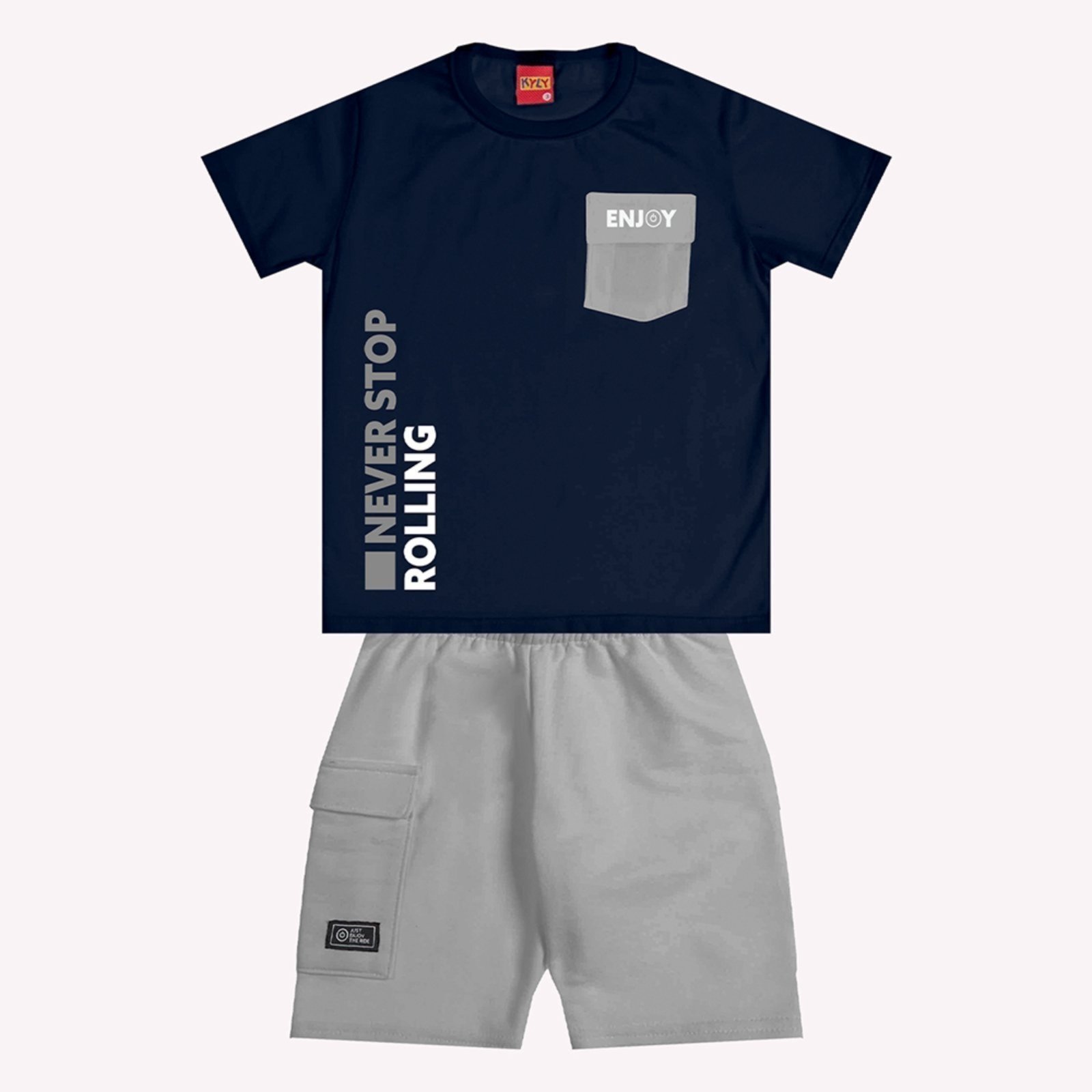 Infantil - Conjunto Menino Lettering Kyly