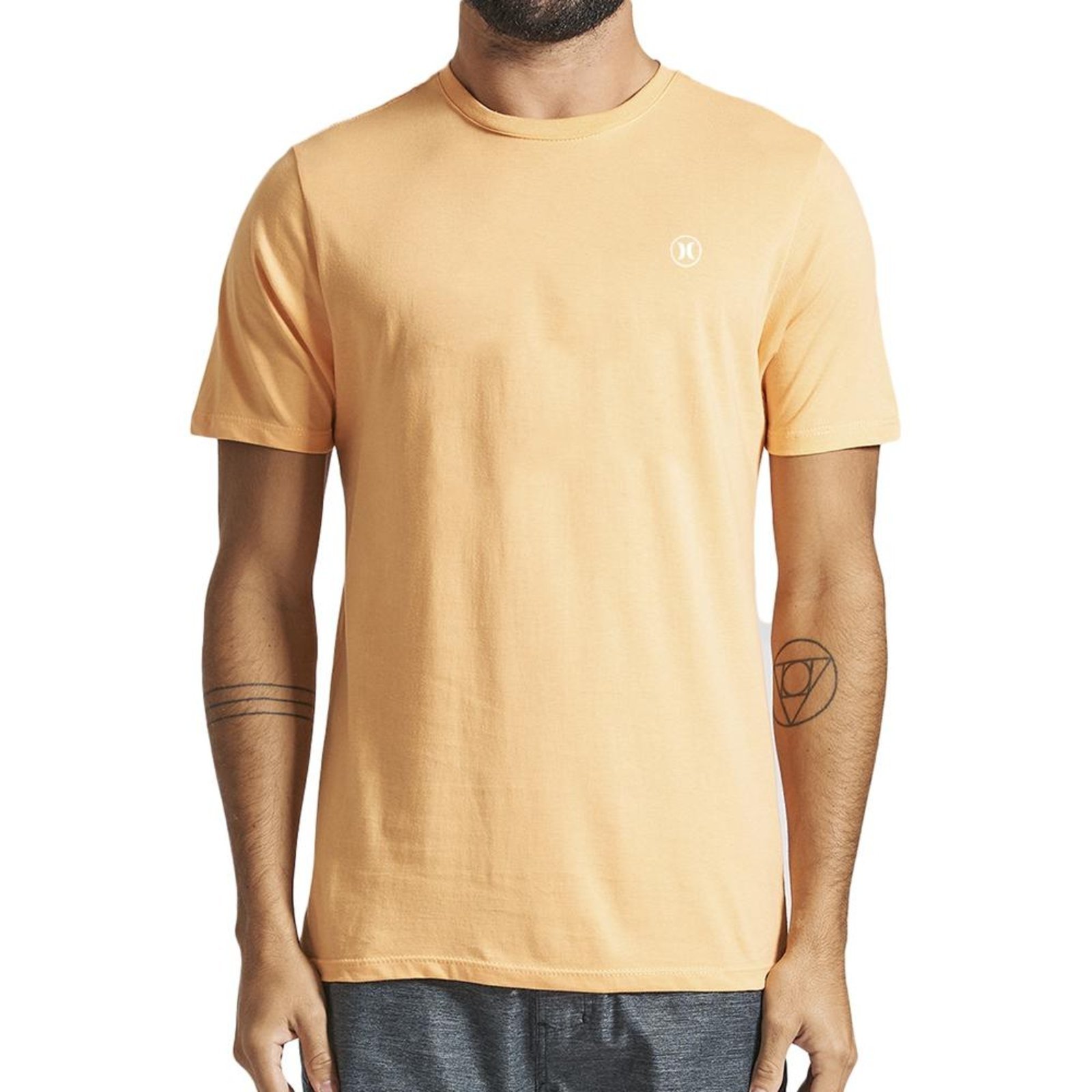Camiseta Hurley Mini Icon SM24 Masculina Laranja