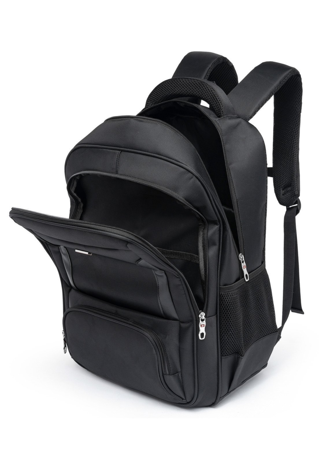 Vista 3 Mochila Executiva Espaçosa Notebook Bolsa Trabalho Viagem SWICKY preto SWICKY preto