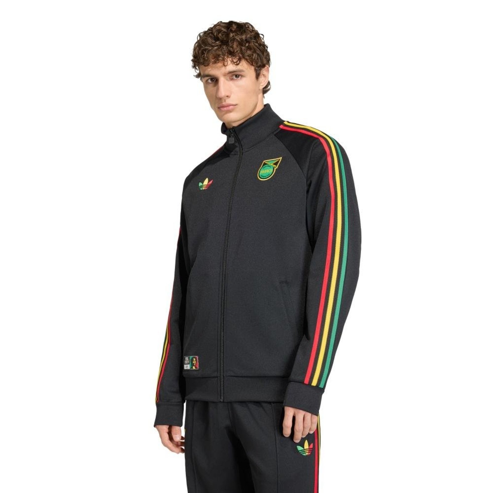 Jaqueta Originals Jamaica x Bob Marley adidas Performance Preto