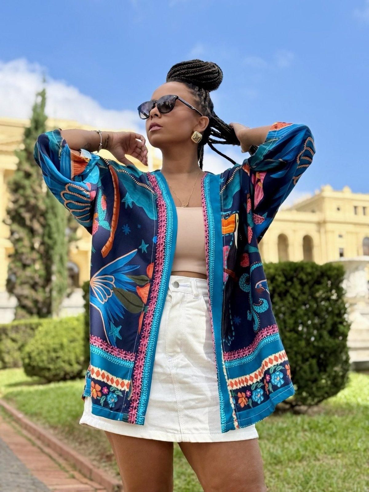 Kimono Zuri Amplo Caribe
