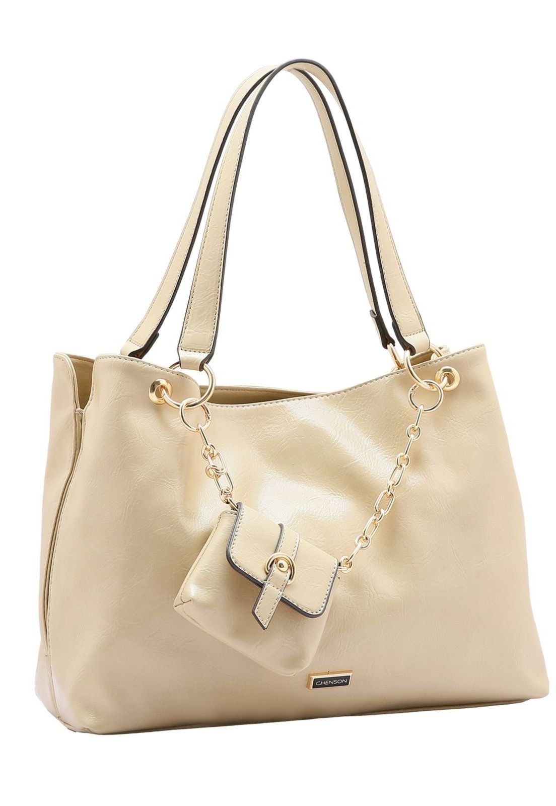 Bolsa Feminina Chenson Hobo Chic Off White