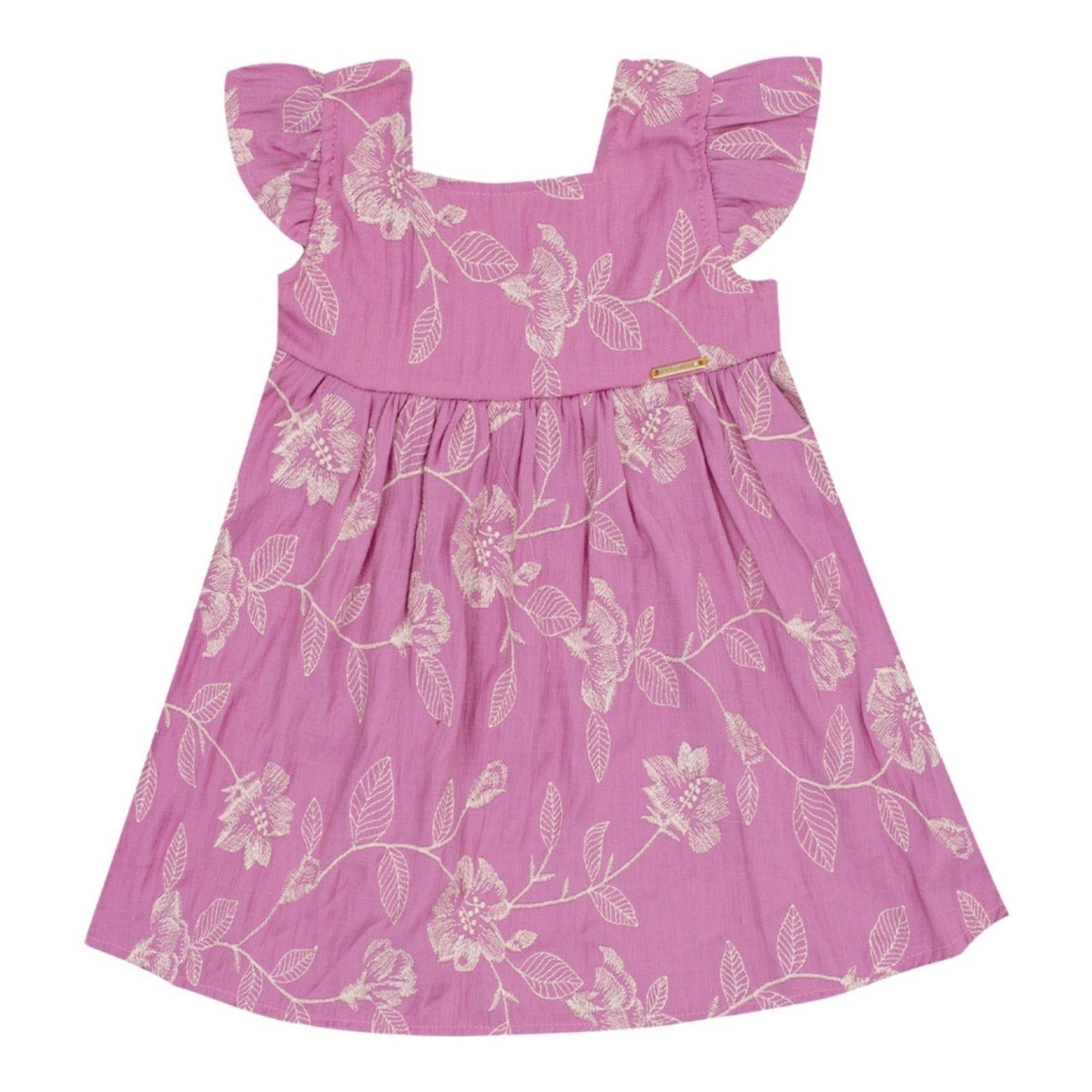 Infantil - Vestido Rosa Pulla Bulla Menina - 53213-13