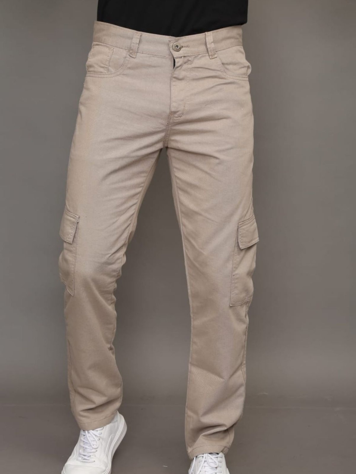 Calça Masculino Cargo Alleppo Bege Nápoles