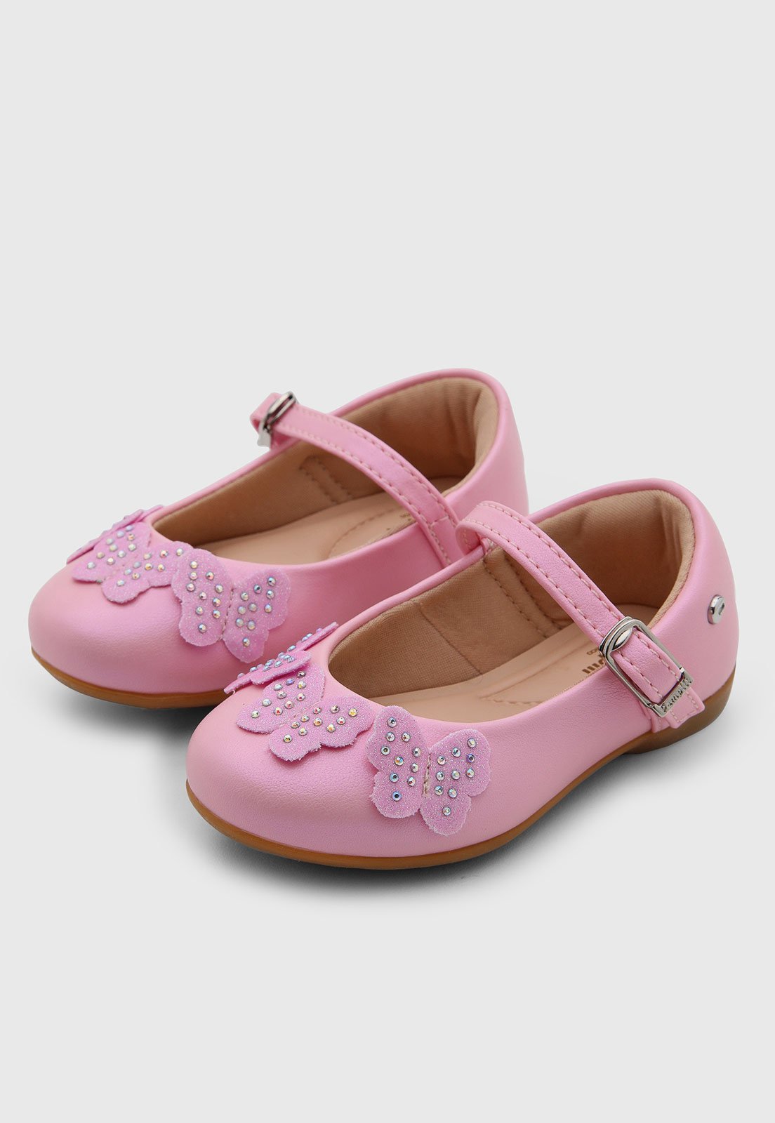 Infantil - Sapatilha Pampili Borboletas Rosa