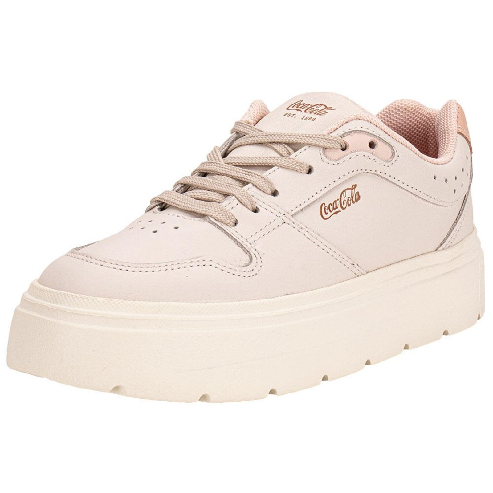 Tênis Feminino Harmony Coca-Cola Cc2522 5372522 Bege