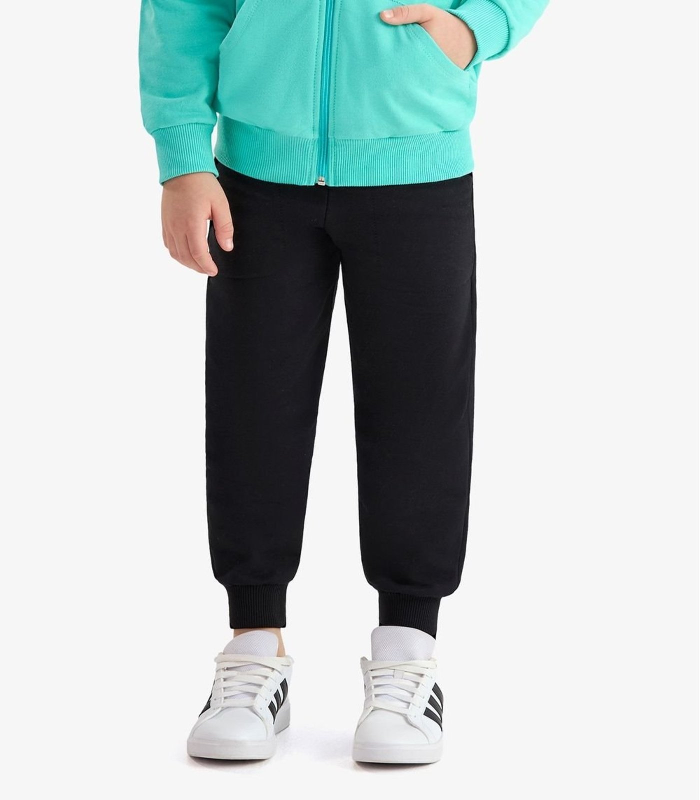Infantil - Calça de Moletom Unissex Rovi Preto