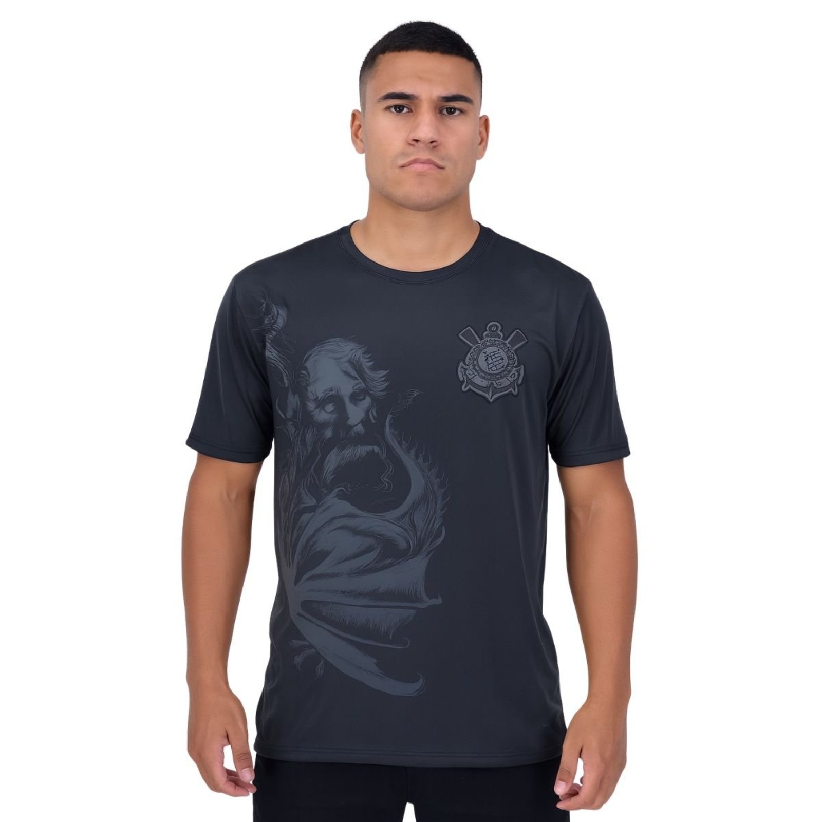 Camiseta Corinthians Masculino Preto
