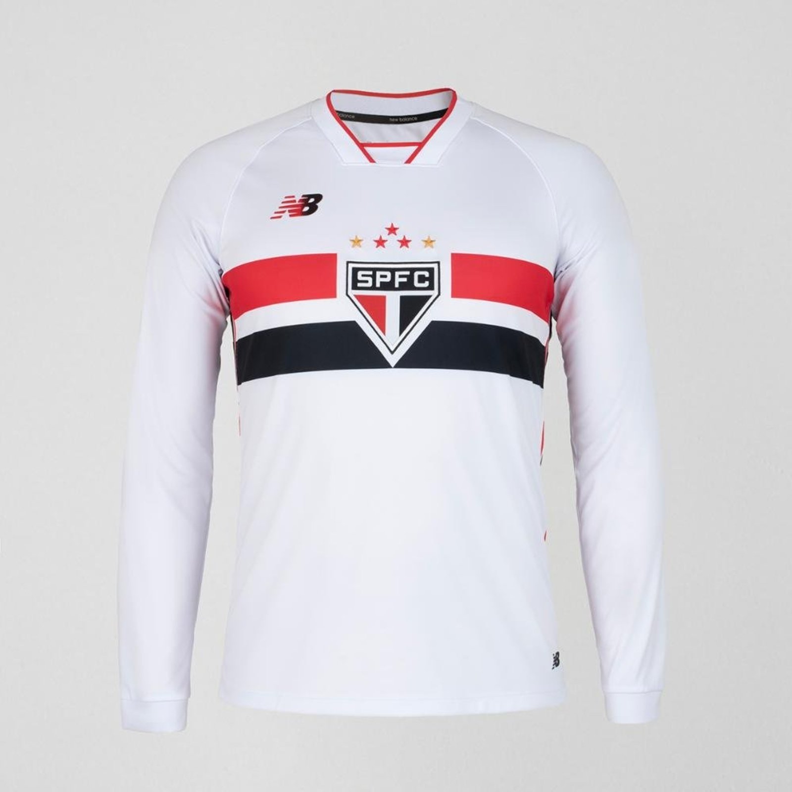 Camisa Manga Longa São Paulo FC Home 2026 New Balance