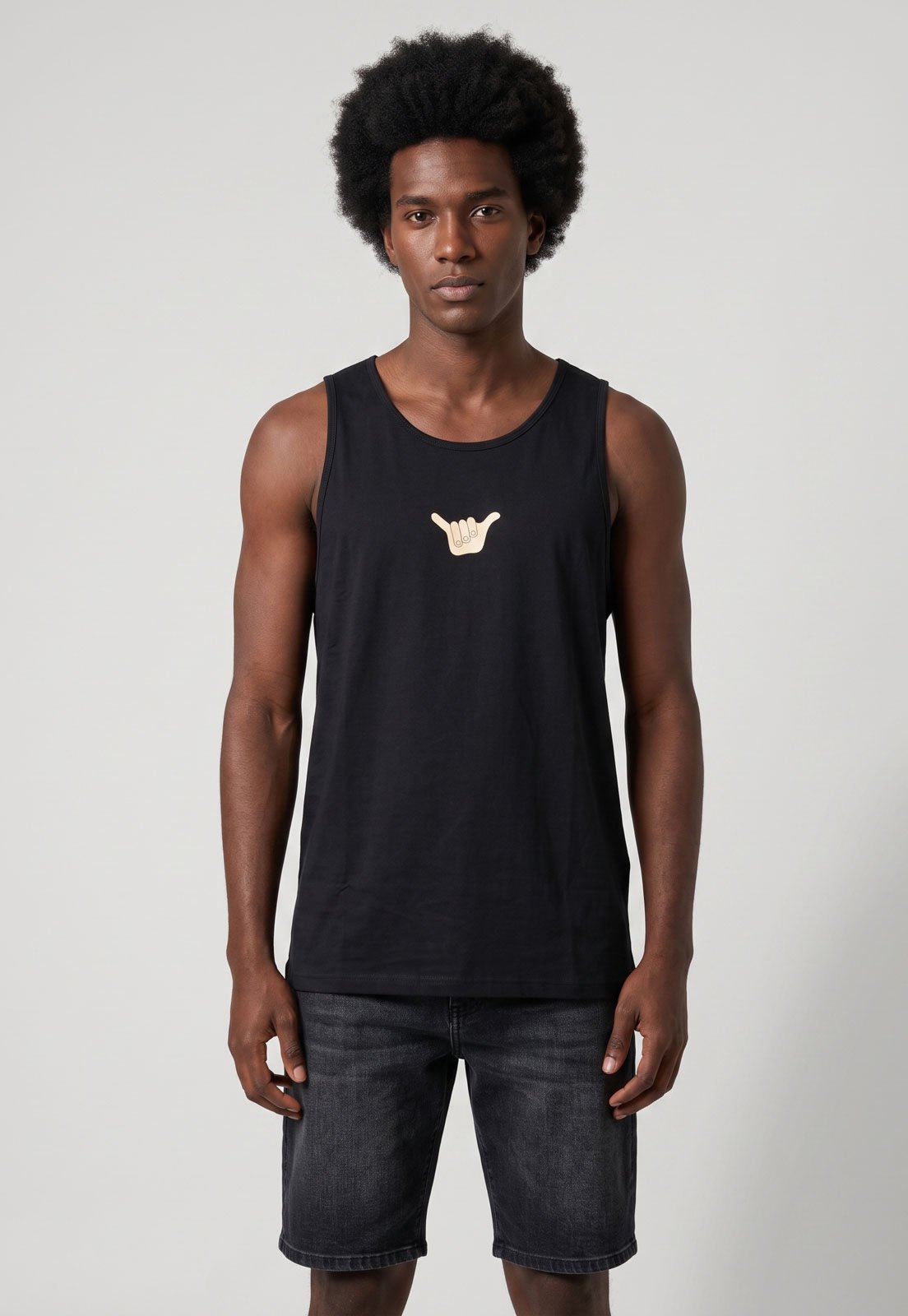 Regata Masculina Hang Loose Silk 3D Preta