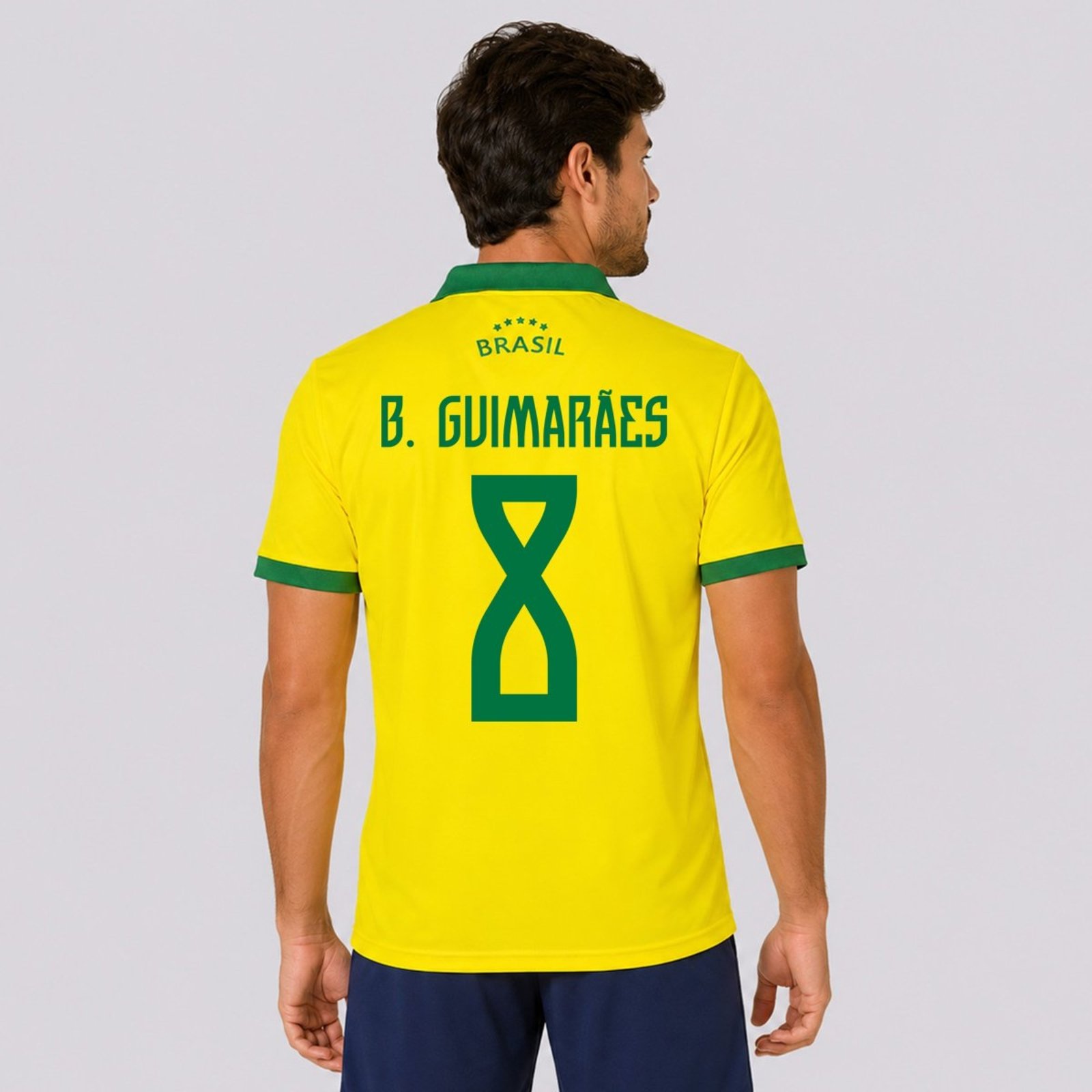 Polo Brasil Penta Amarela 8 B. Guimarães