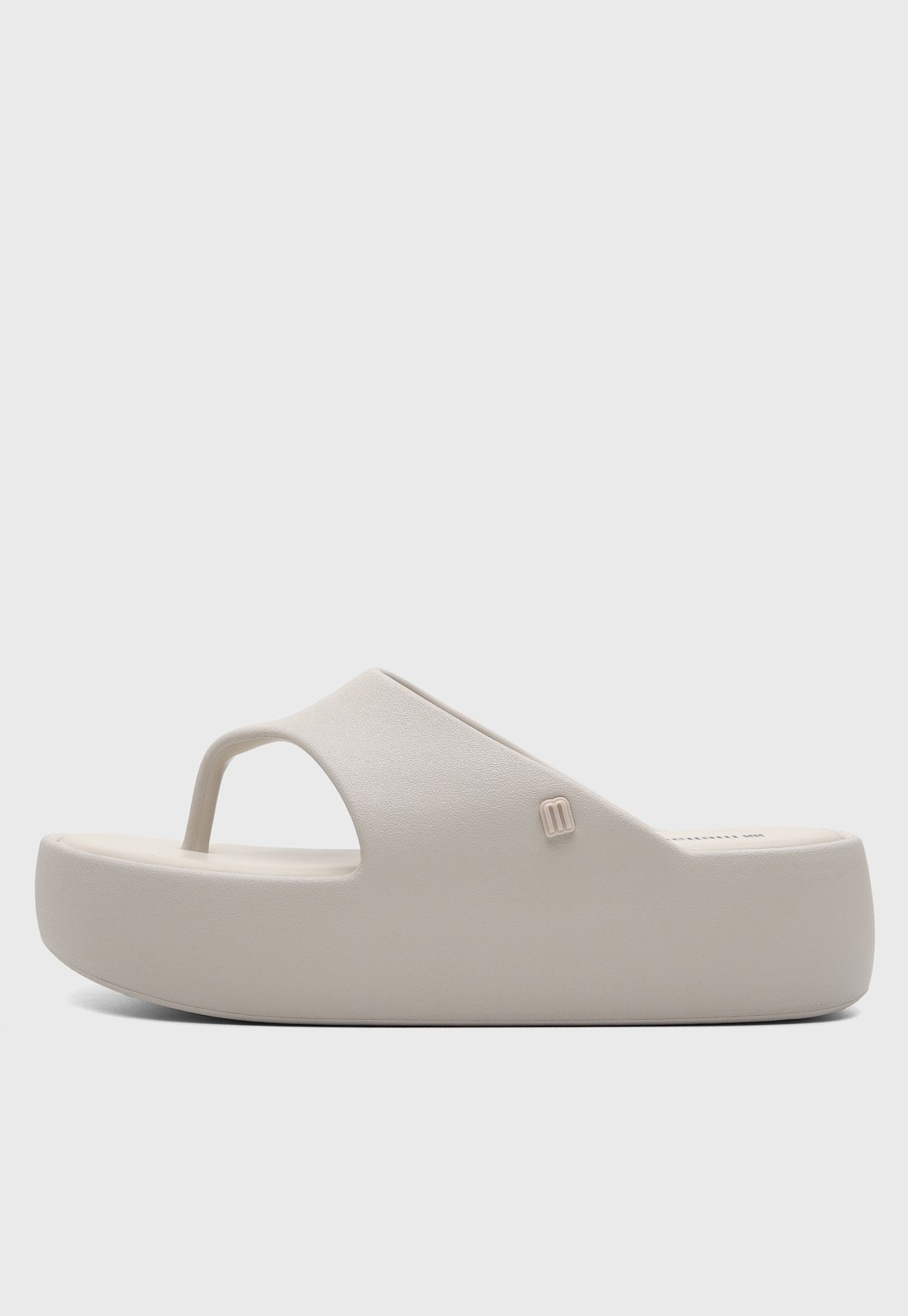 Sandália Melissa Free Platform Thong Ad Off-White