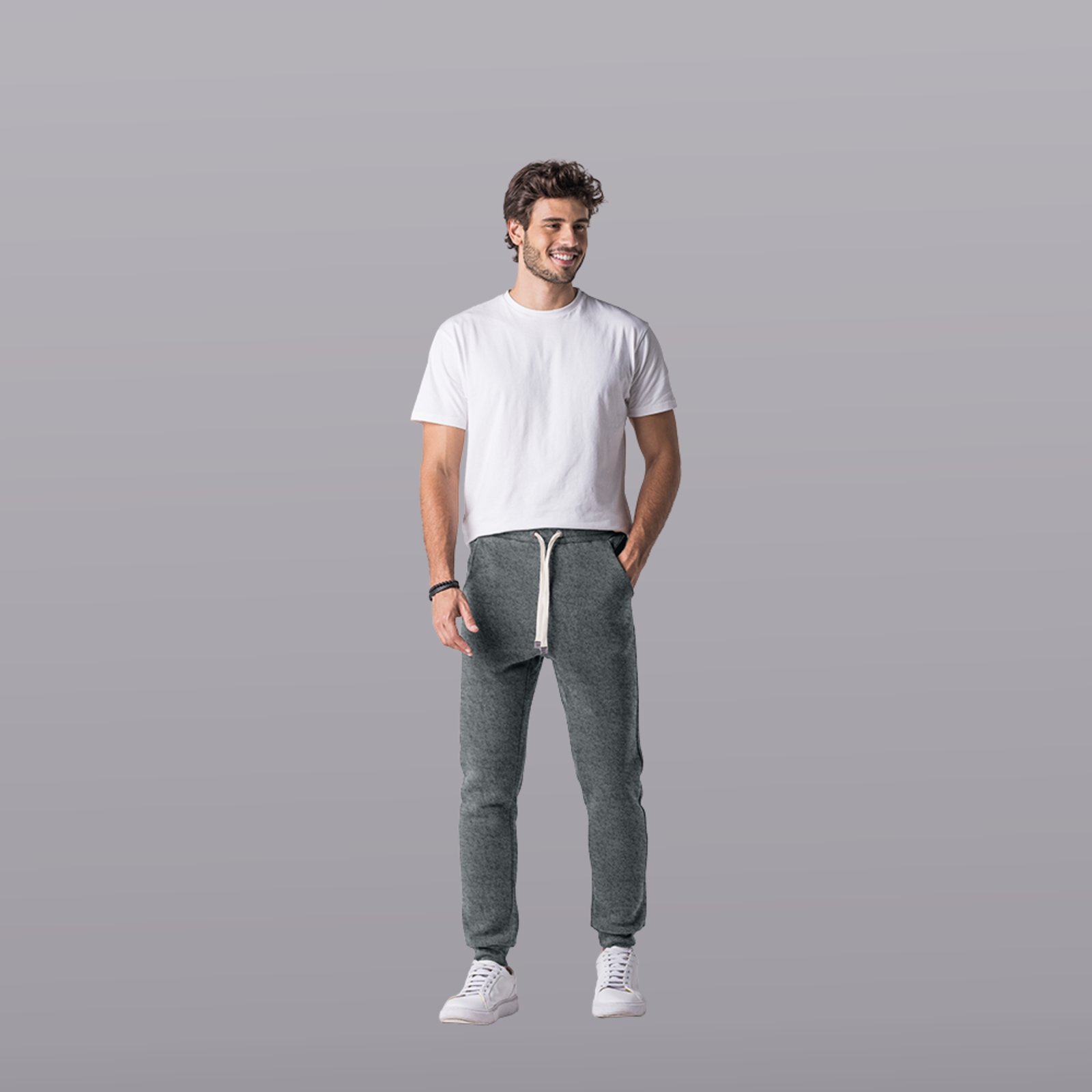 Calça Moletom Masculina Zune CHUMBO MESCLA