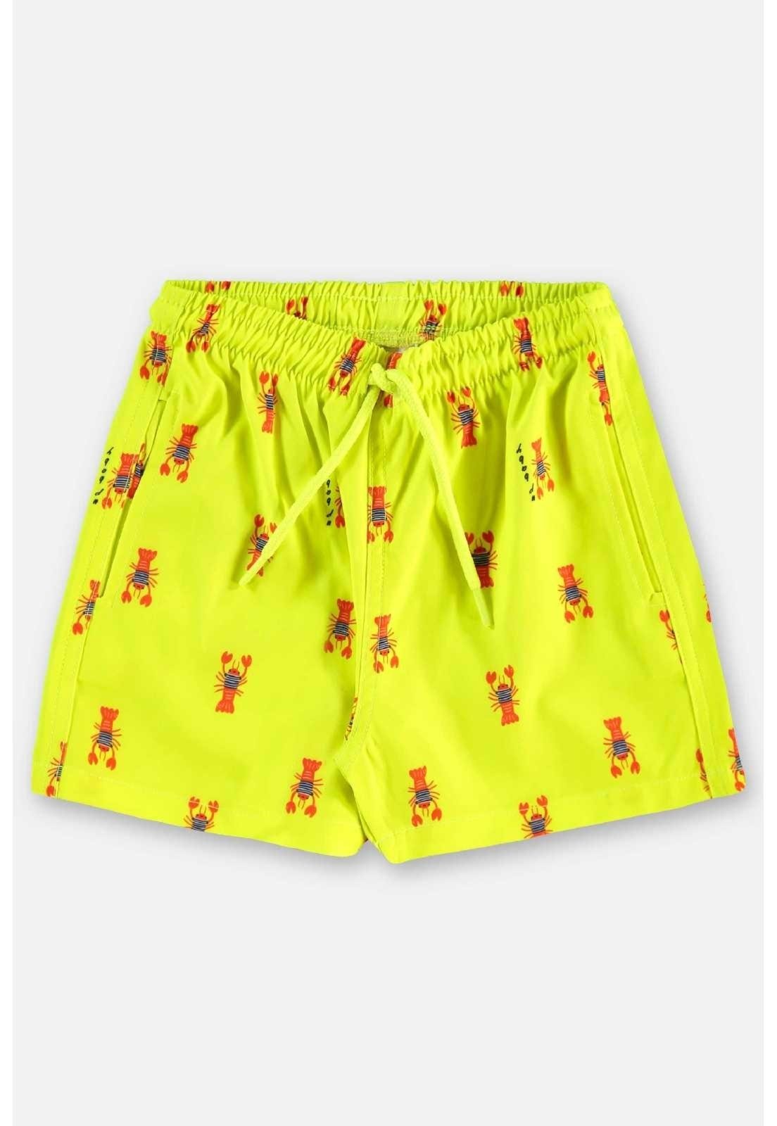 Infantil – Shorts Masculino Microfibra Up Baby Verde