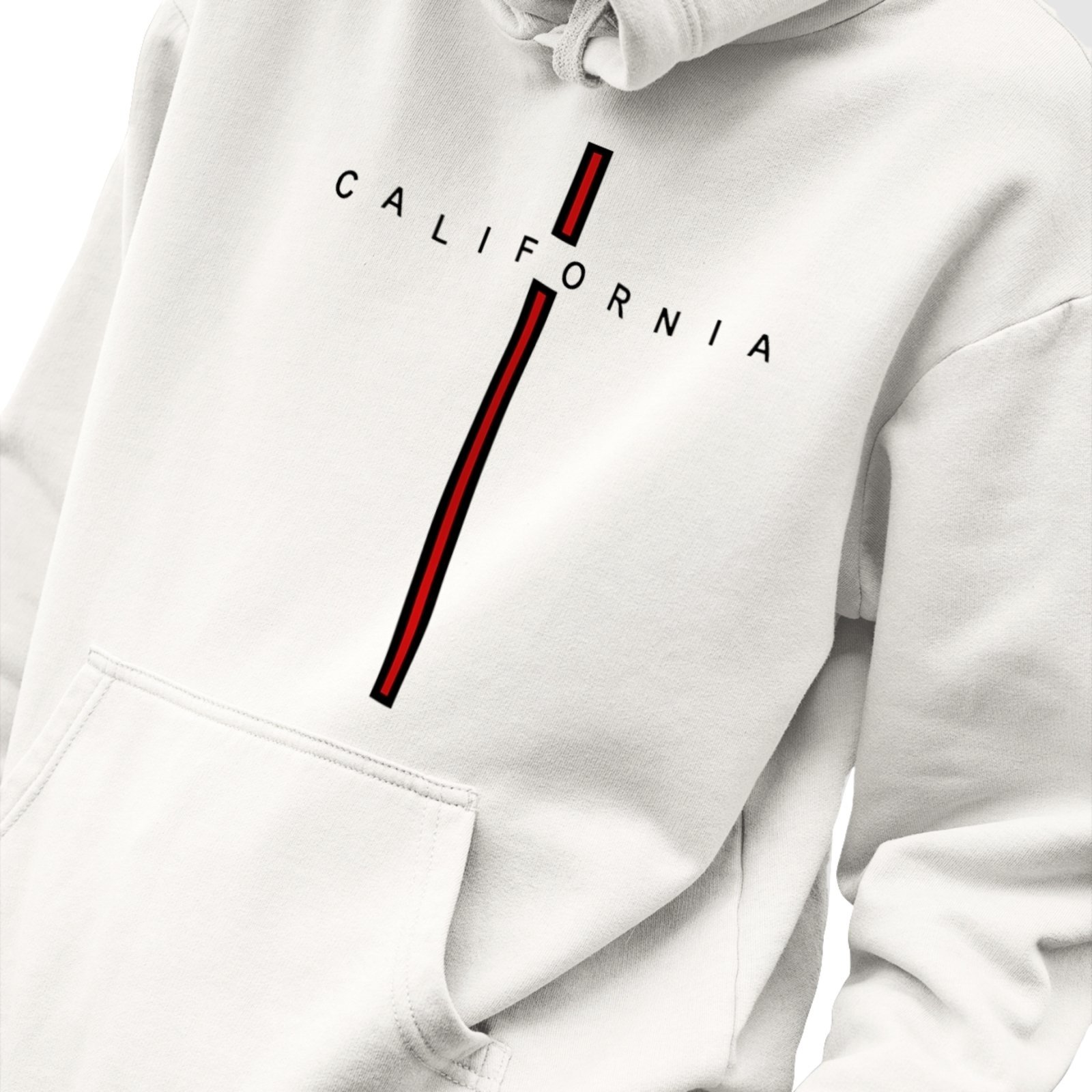 Blusa Moletom Genuine Grit Masculina Estampada Algodão 30.1 California – G – Branco