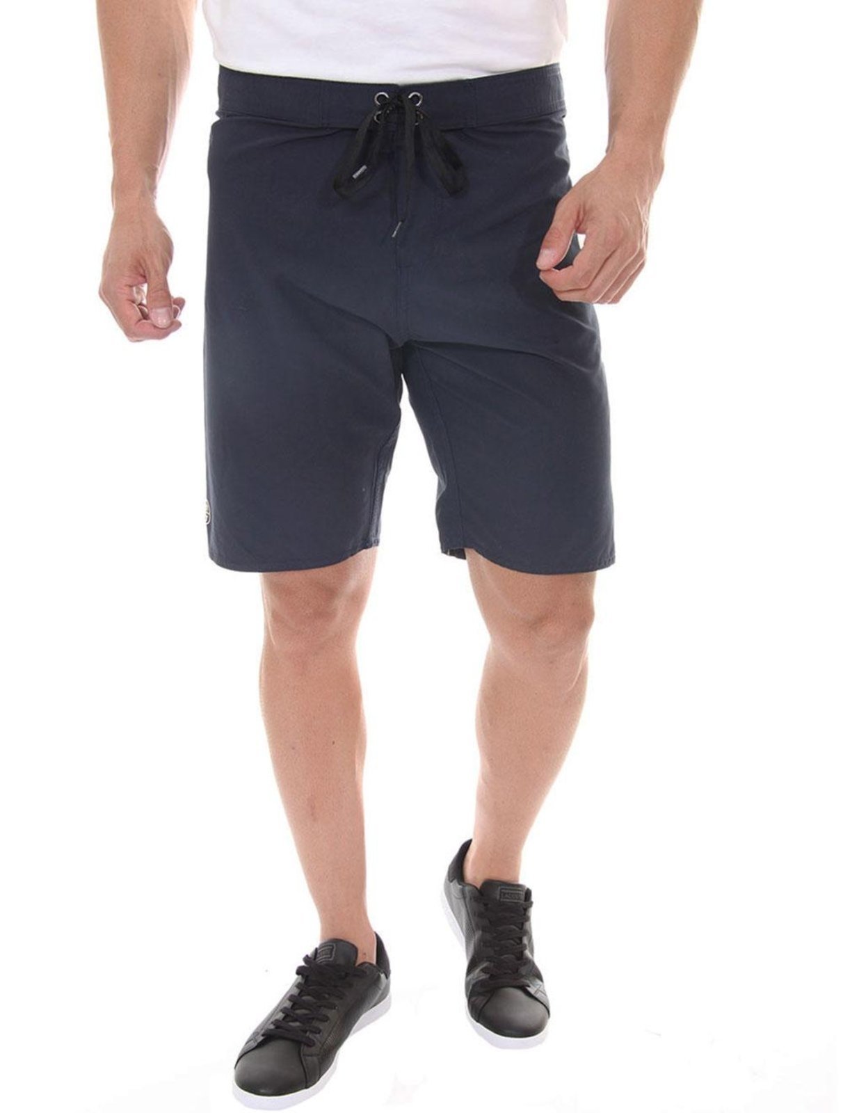 Bermuda Aeropostale Masculino Boardshorts NYC Aero Tape Azul Marinho