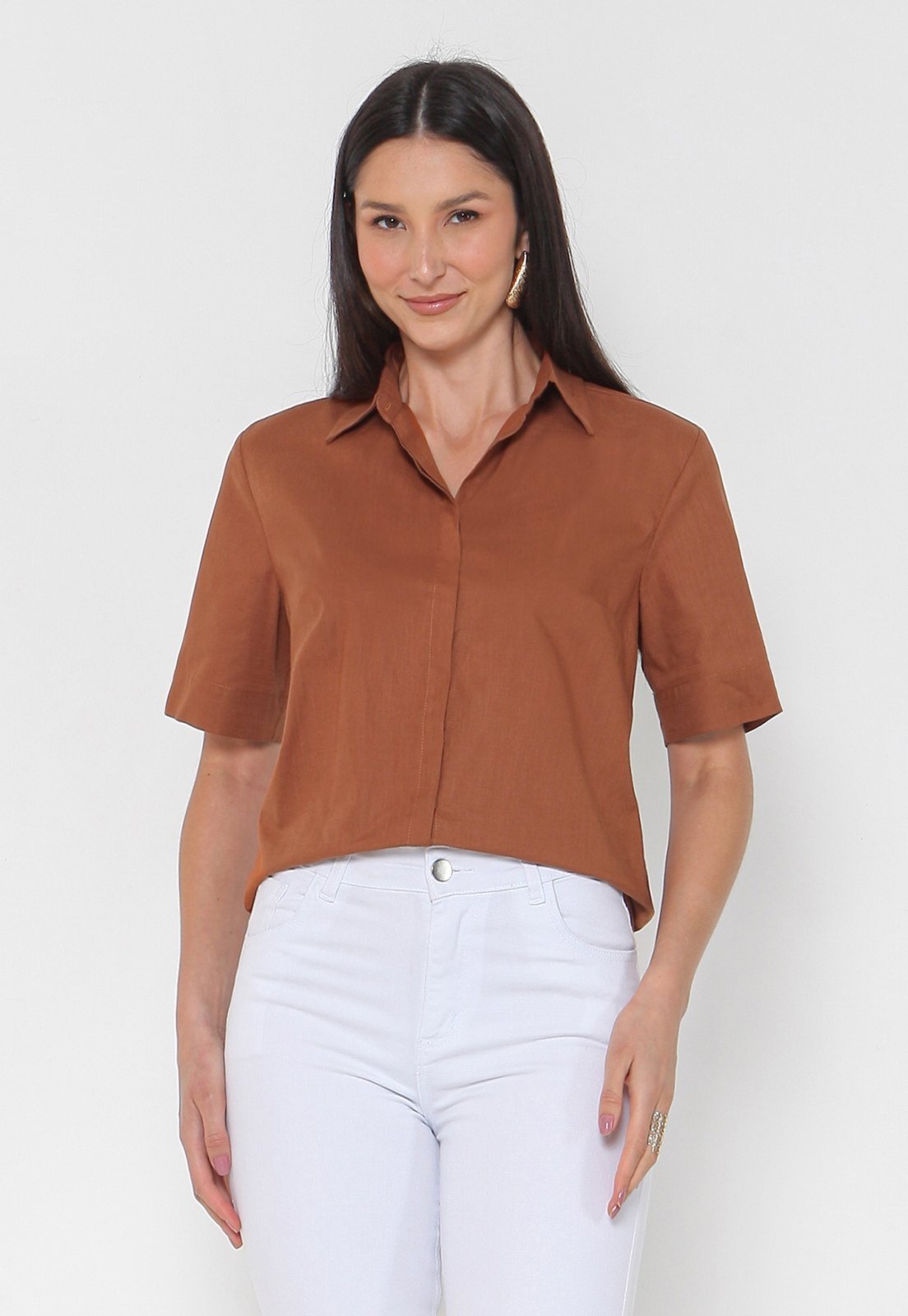 Camisa Intens Manga Curta Algodão