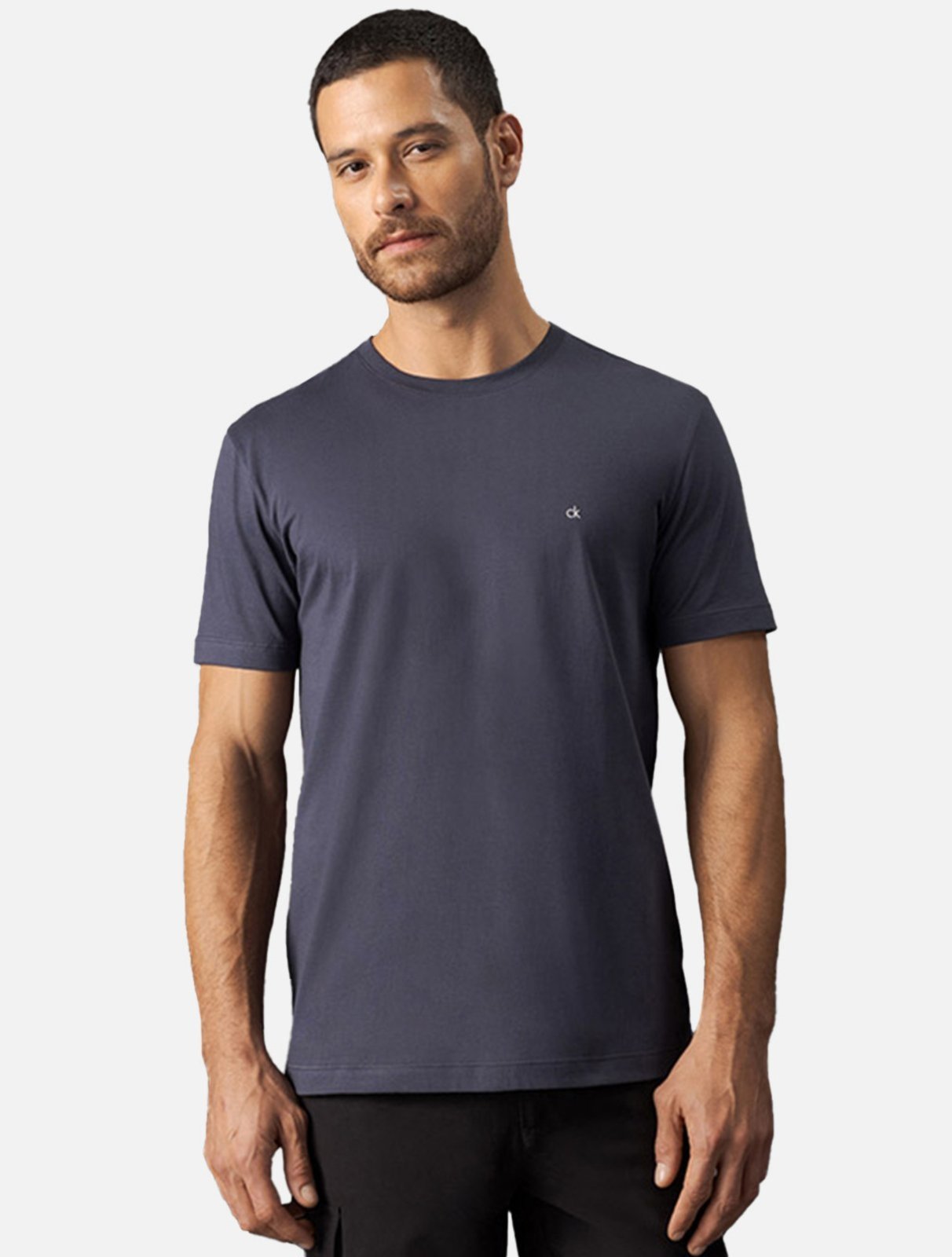 Camiseta Calvin Klein Regular 108 Azul Marinho