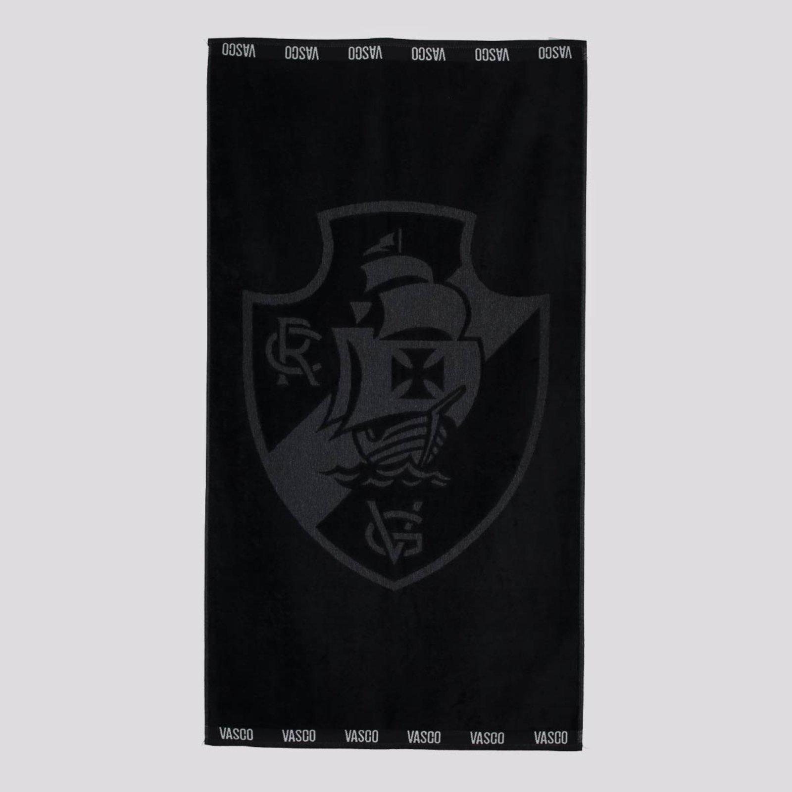 Toalha De Banho Bouton Vasco Jacquard Preta