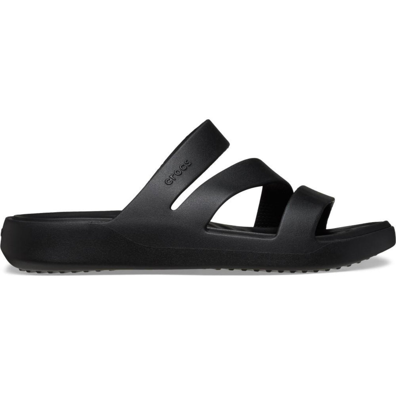 Sandália crocs getaway strappy black Preto