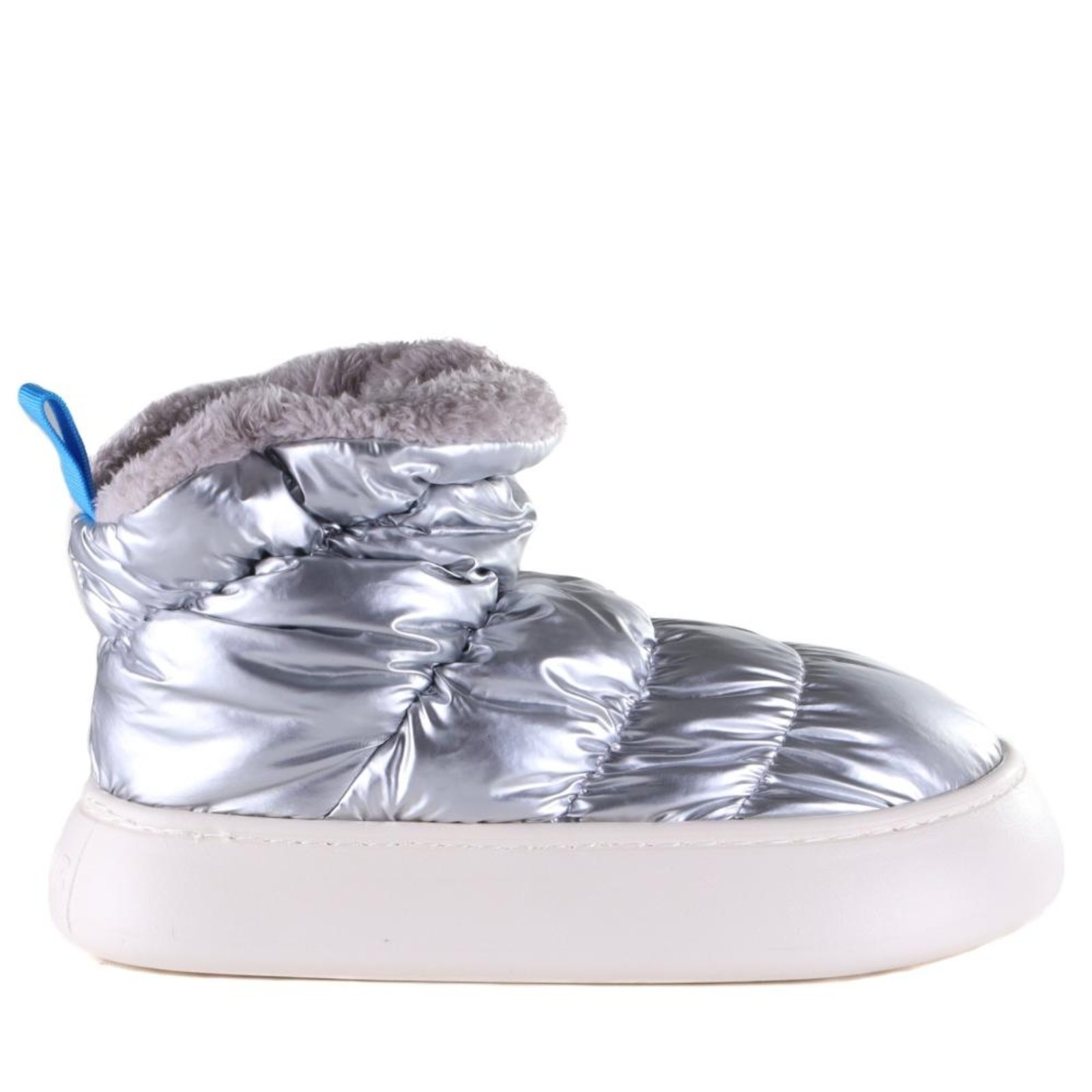 Infantil – Pantufa Bota Feminina Flowfa Serena Prata Incolor