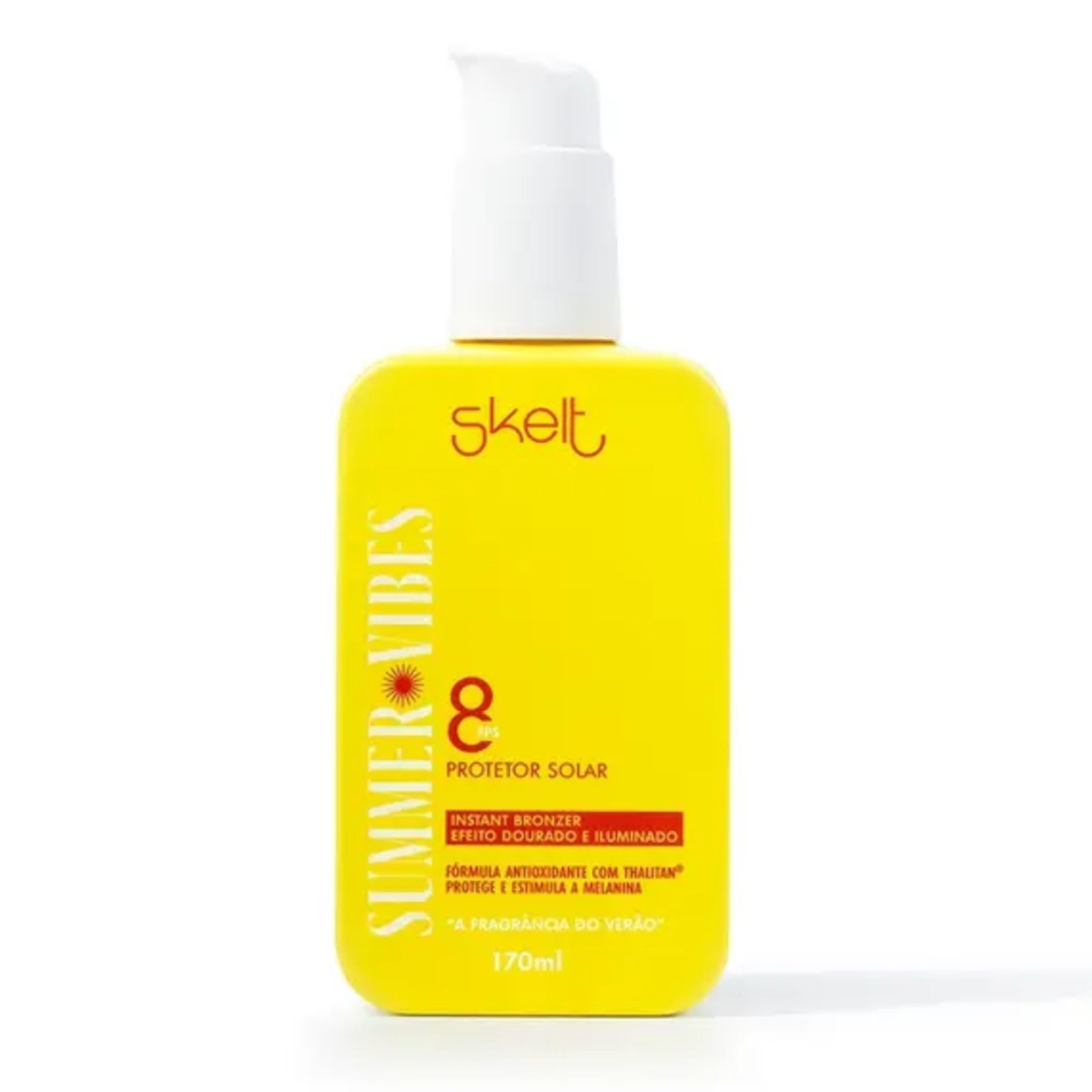 Skelt Protetor Solar Summer Vibes Instant Bronzer 170ml FPS 8