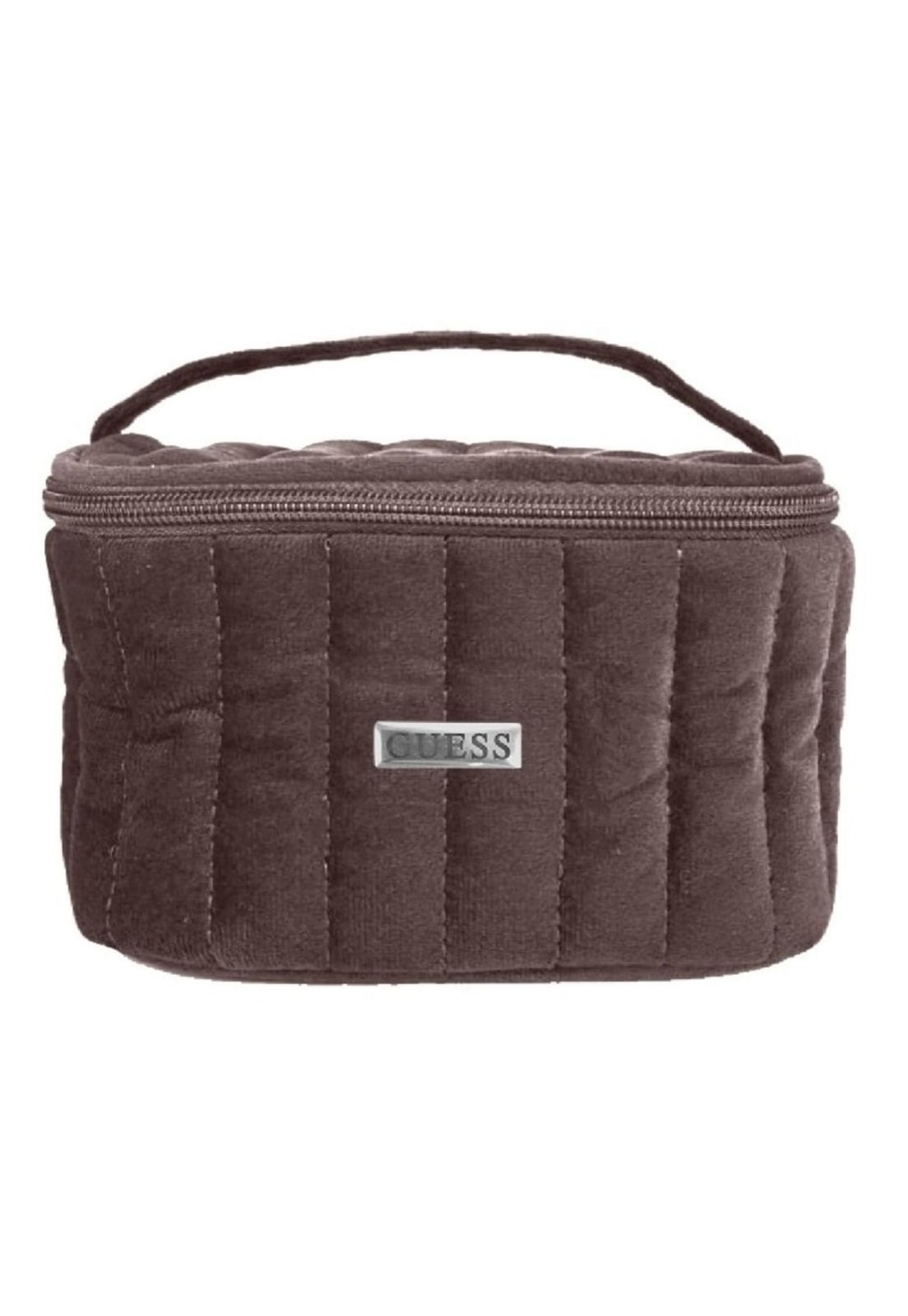 Frasqueira Guess Puffer Veludo Marrom