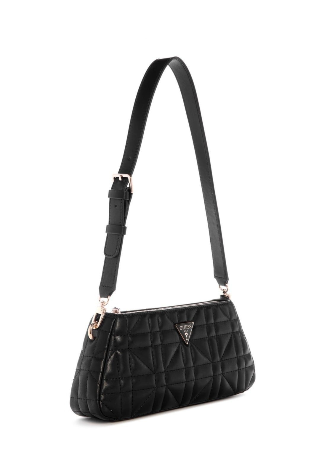 Vista 3 Bolsa Guess Edita Shoulder Bag preto preto