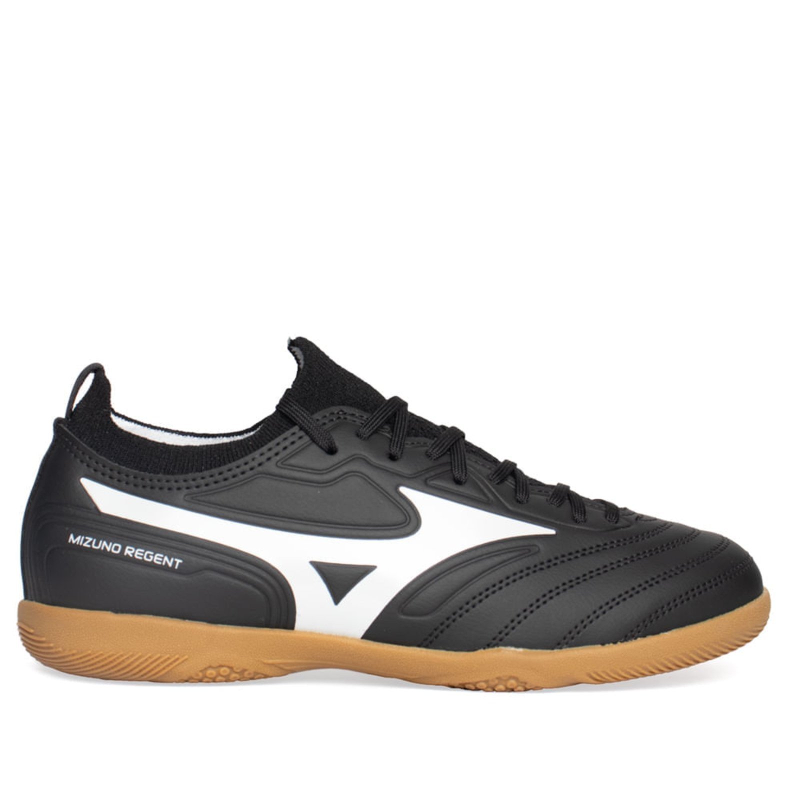 Infantil – Chuteira Futsal Mizuno Juvenil Regent Preto/Branco